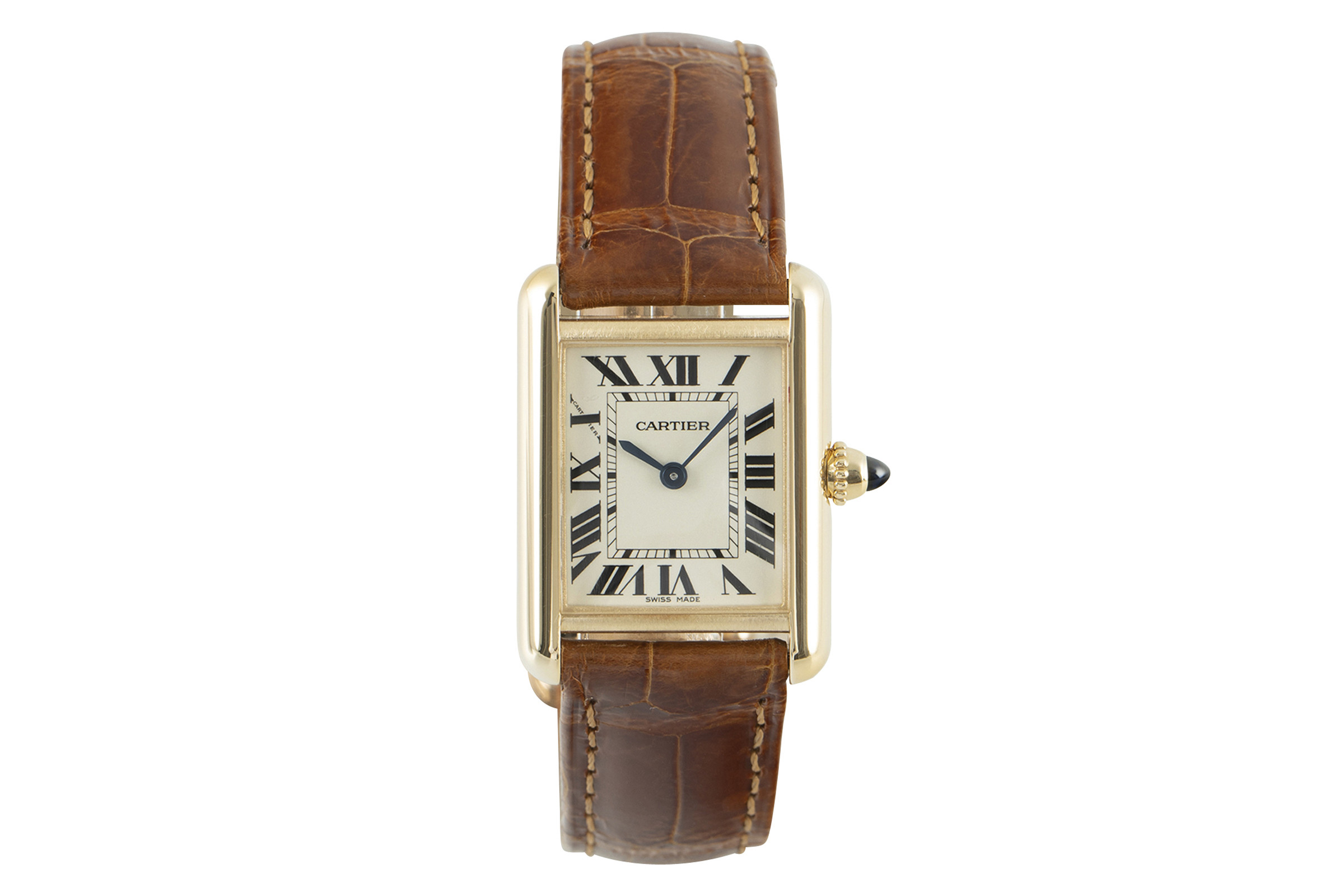Cartier Tank 18 ct gold quartz Kal. 057 Ref. 2442