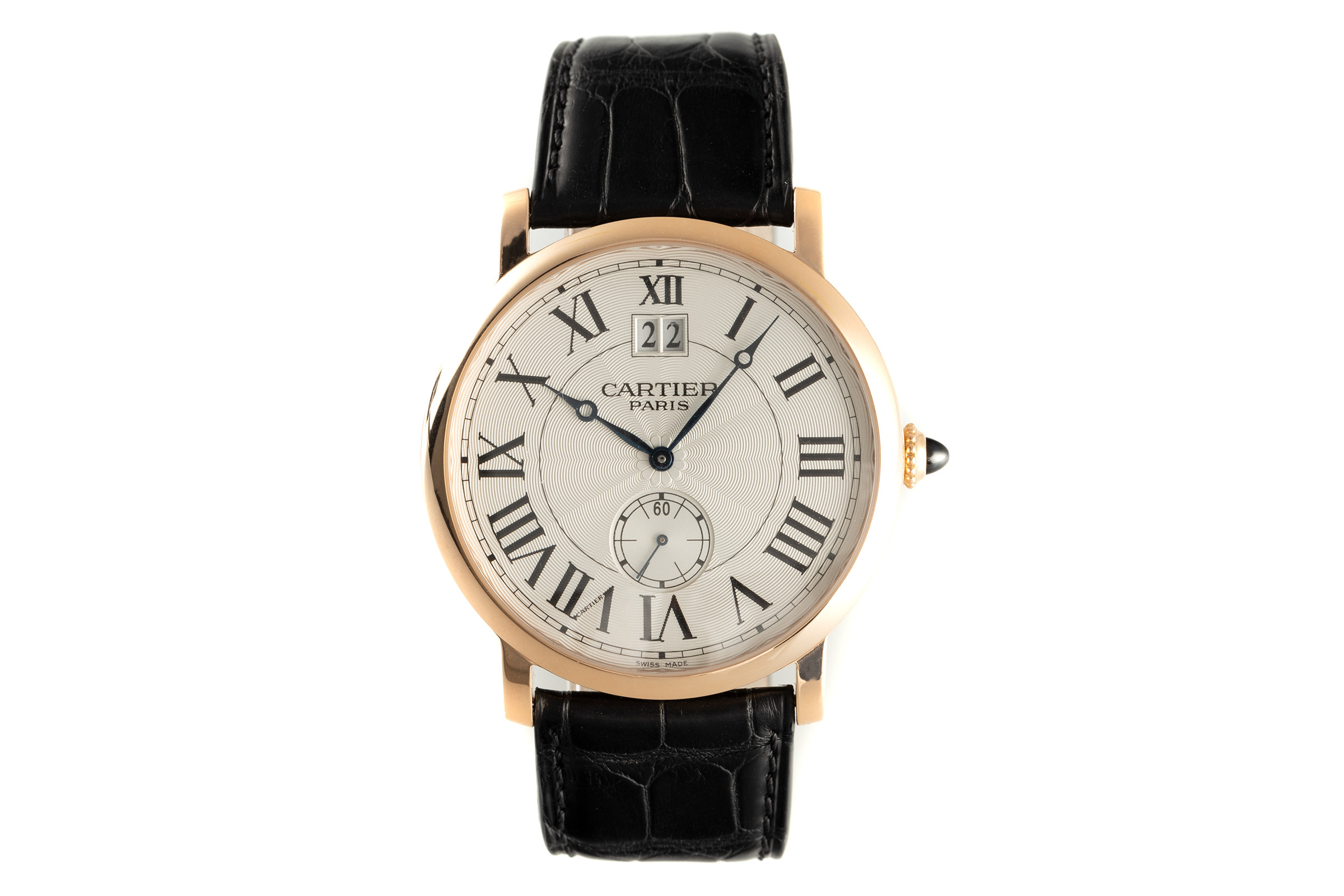 Cartier Rotonde de Cartier 18 ct red gold manual winding Kal. 9602 MC Ref. W1550251
