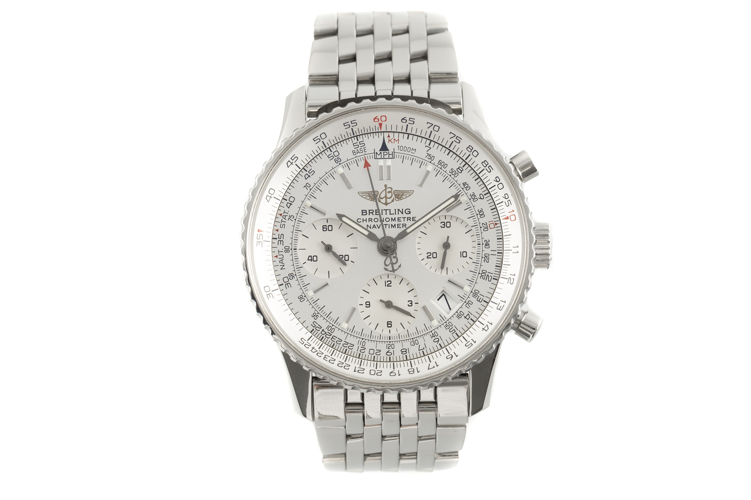 Breitling Navitimer chronograph steel automatic Kal. B23 Ref. A23322