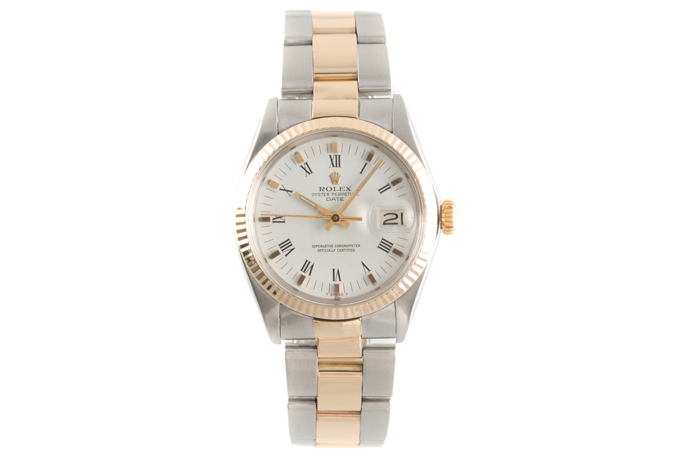 Rolex Date steel / gold automatic Kal. 1570 Ref. 1500