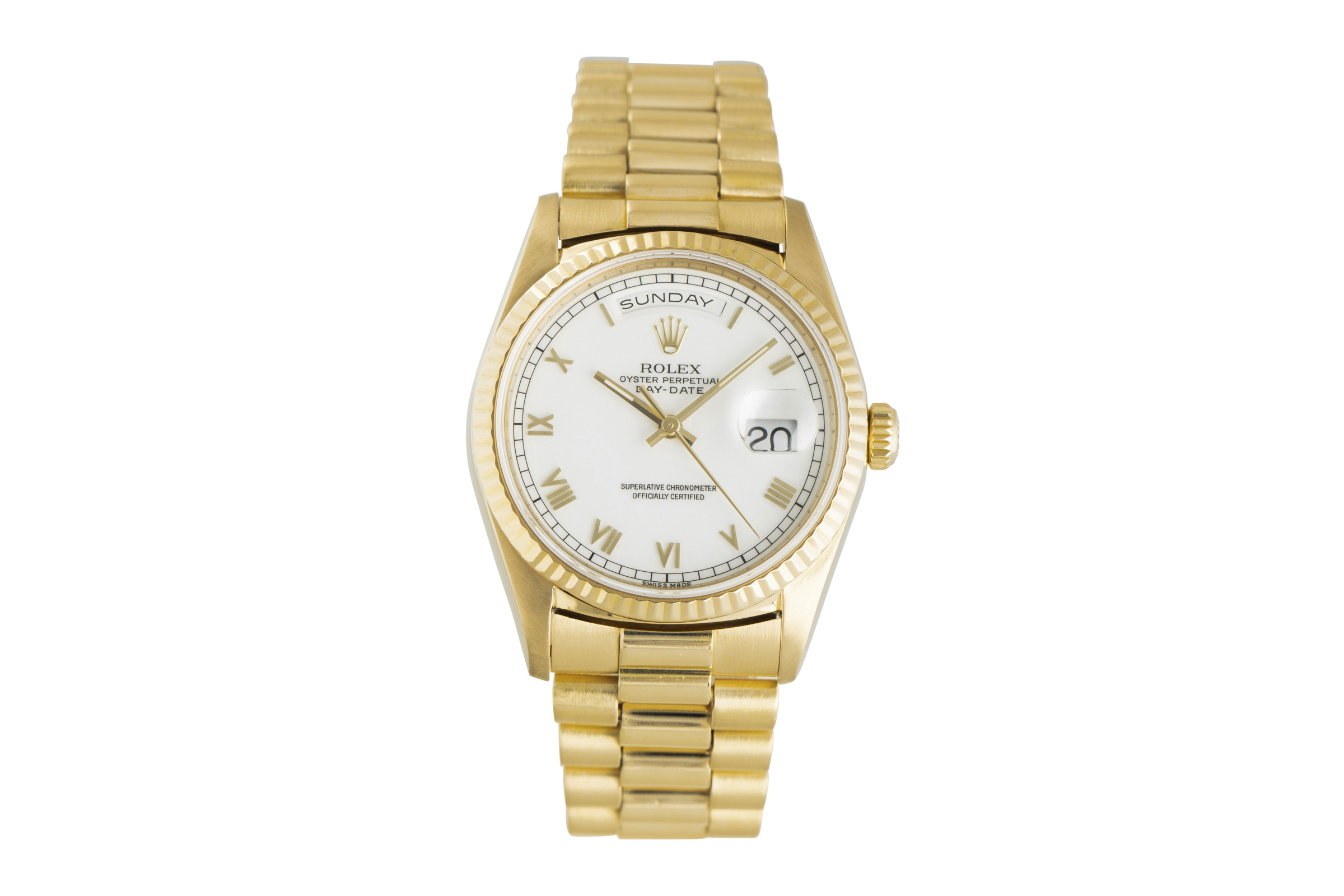 Rolex Day-Date 18 ct gold automatic Kal. 3155 Ref. 18238