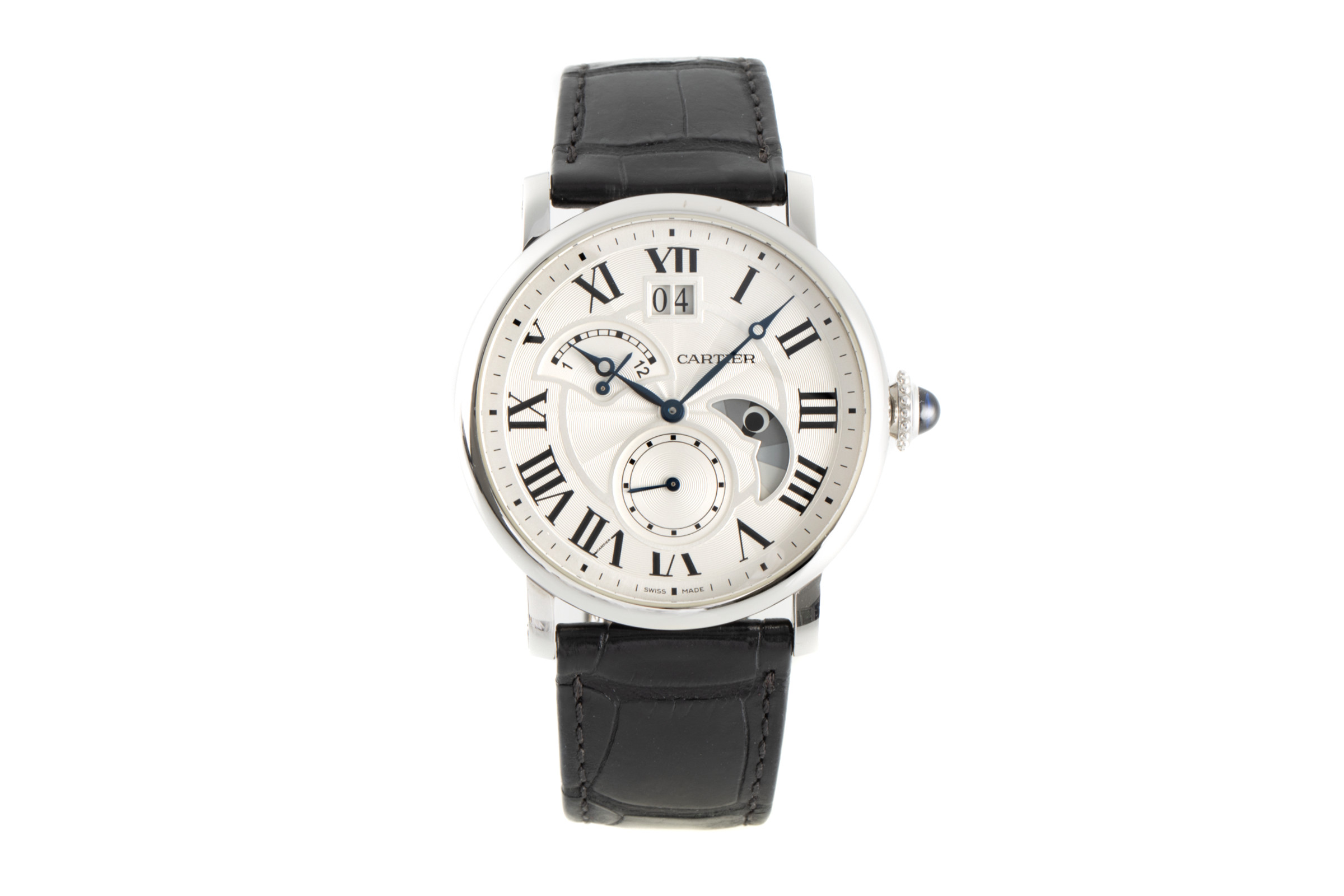 Cartier Rotonde de Cartier steel automatic Kal. 1904-FU Ref. 3773, W1556368