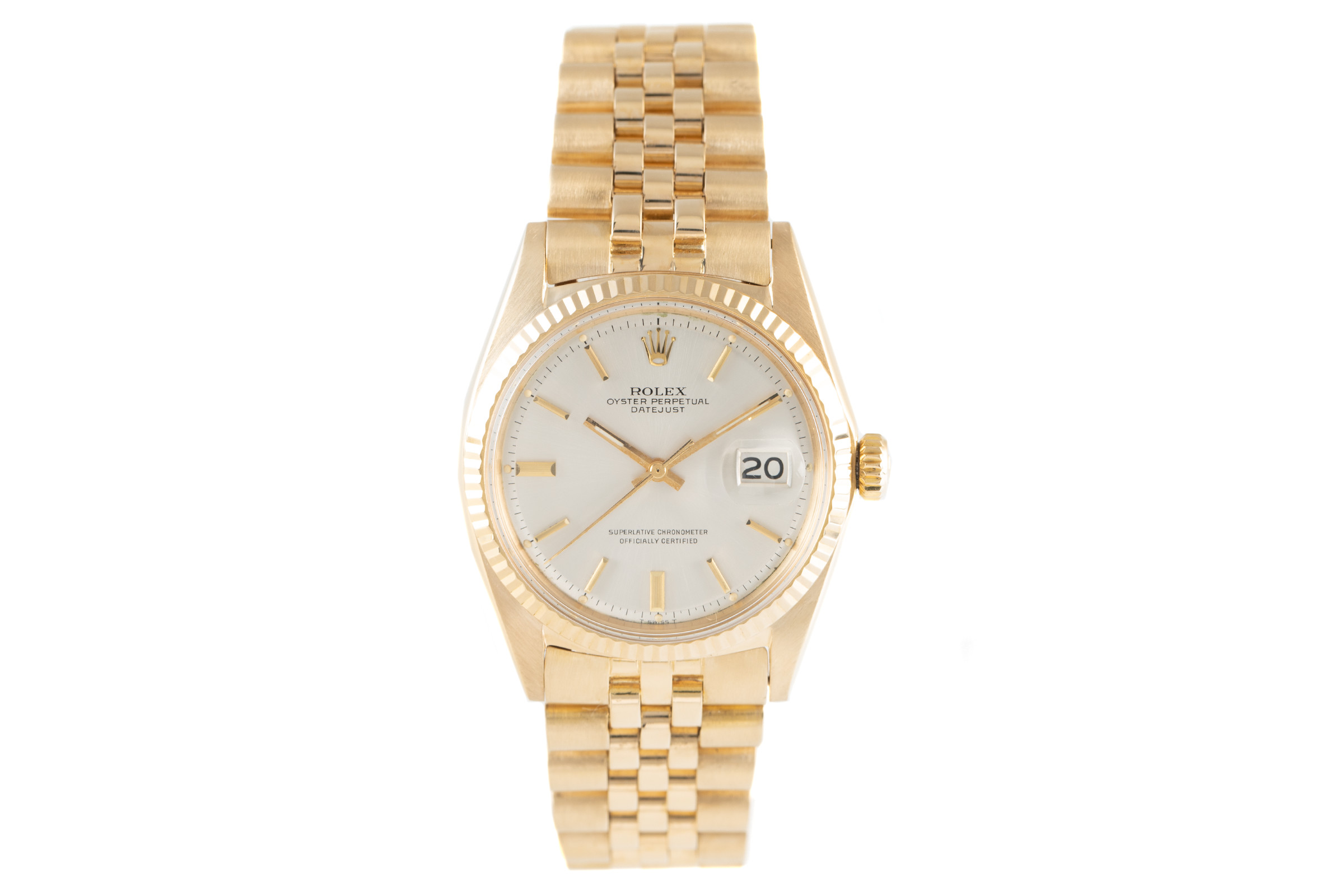 Rolex Datejust 18 ct gold automatic Kal. 1570 Ref. 1601