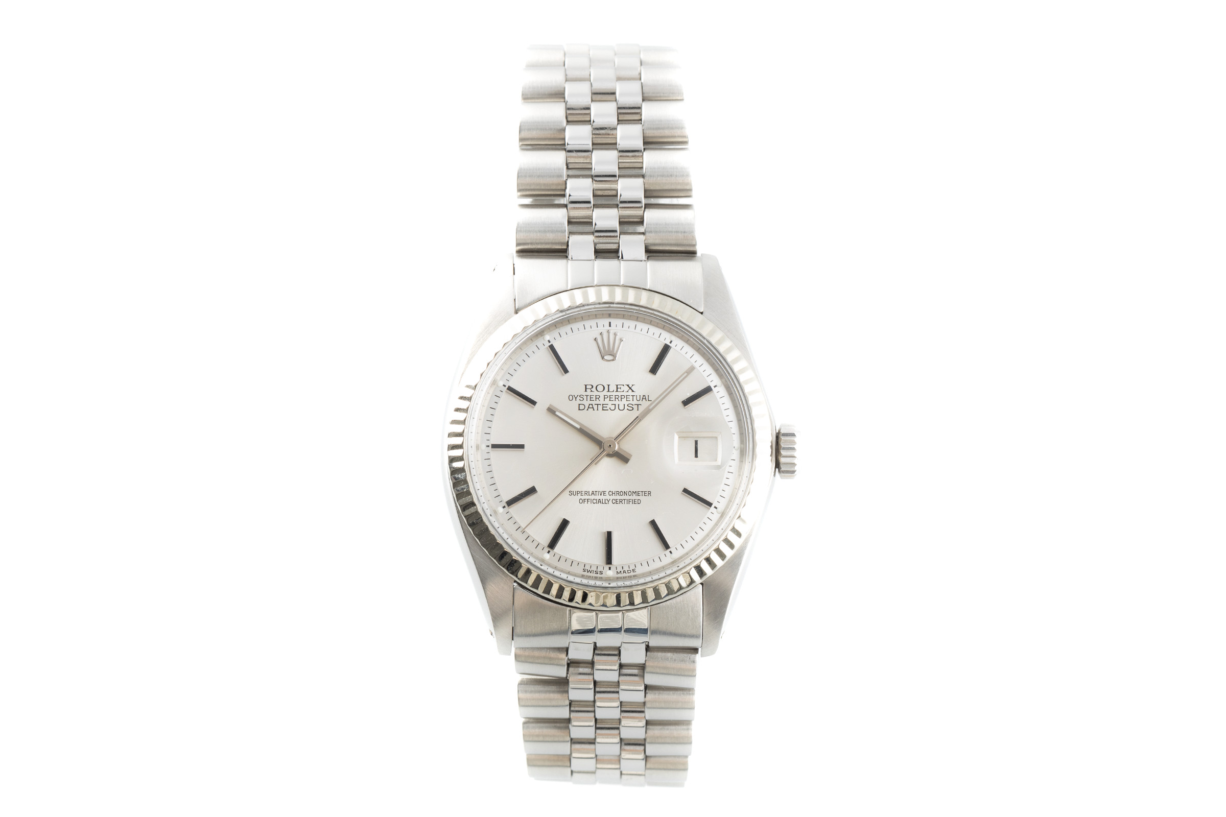 Rolex Datejust steel / white gold automatic Kal. 1570 Ref. 1601 VINTAGE