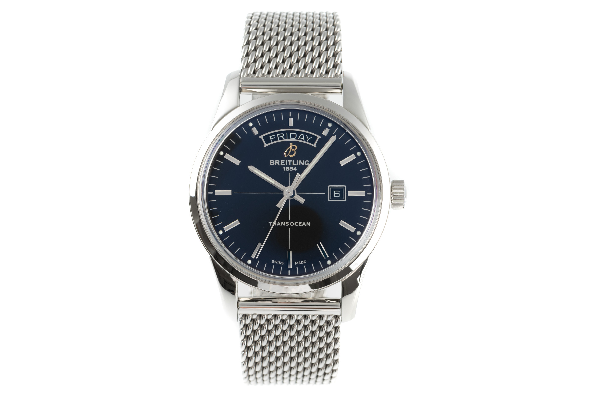 Breitling Transocean steel automatic Kal. B45 Ref. A45310