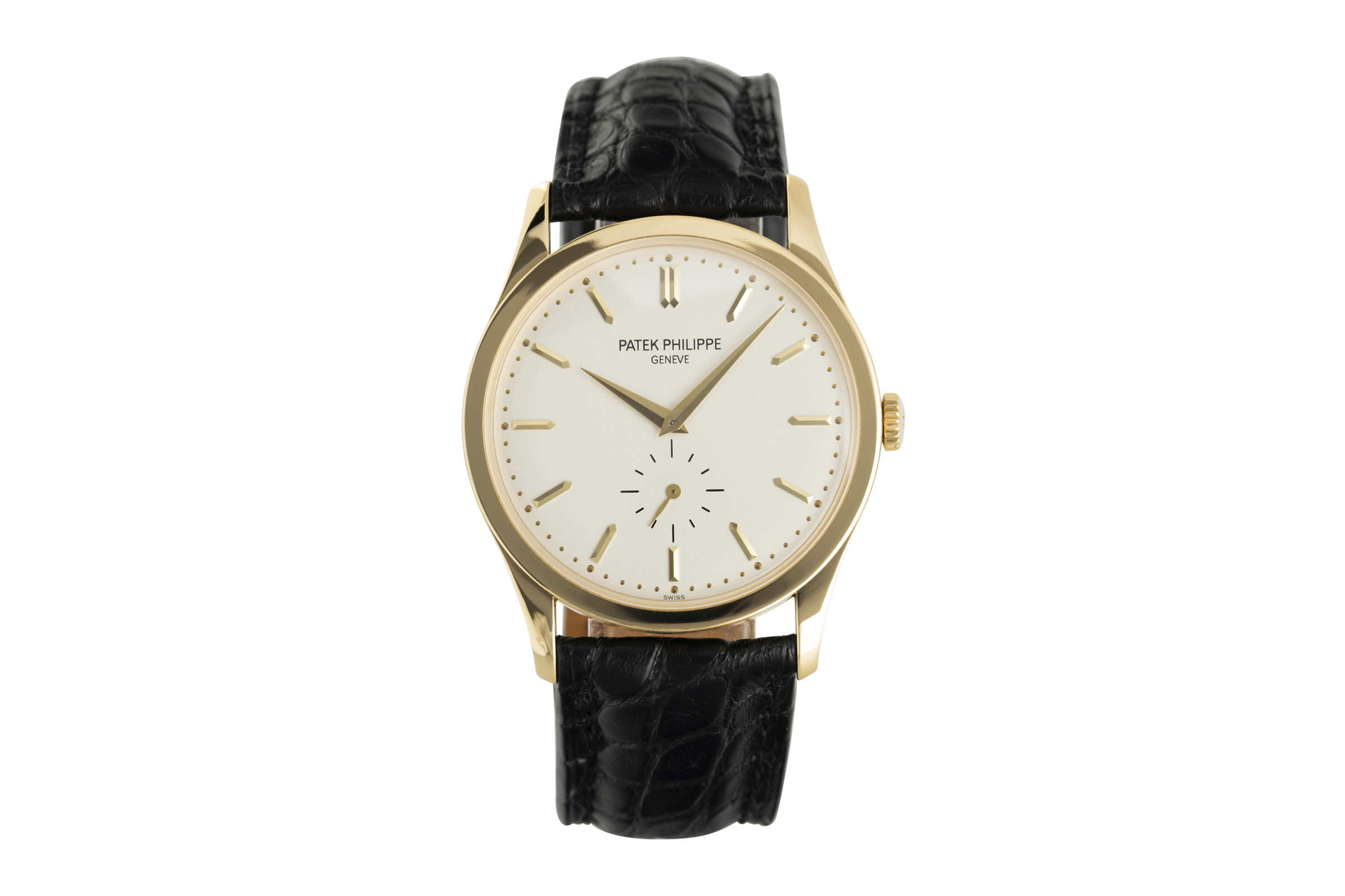 Patek Philippe Calatrava 18 ct gold manual winding Kal. 215 Ref. 5196J-001