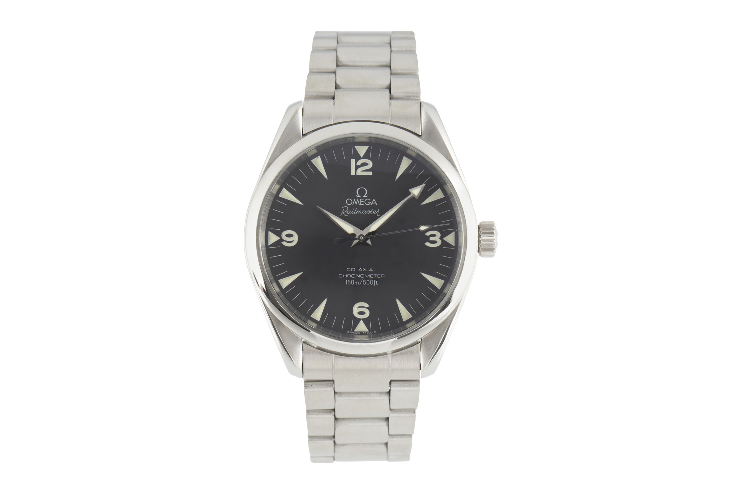 Omega Railmaster steel automatic Kal. 2403 Ref. 2502.52.00