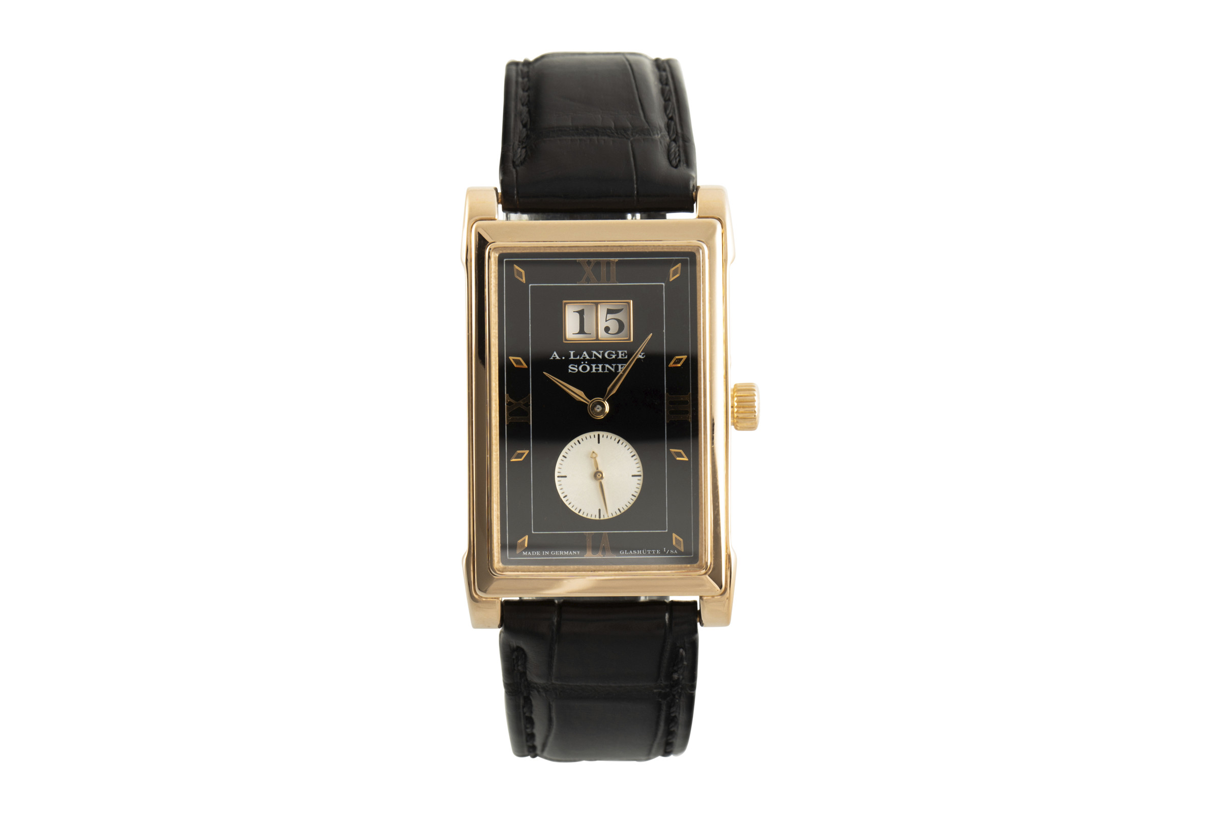 A. Lange & Sohne Cabaret 18 ct red gold manual winding Kal. L931.3 Ref. 107.031