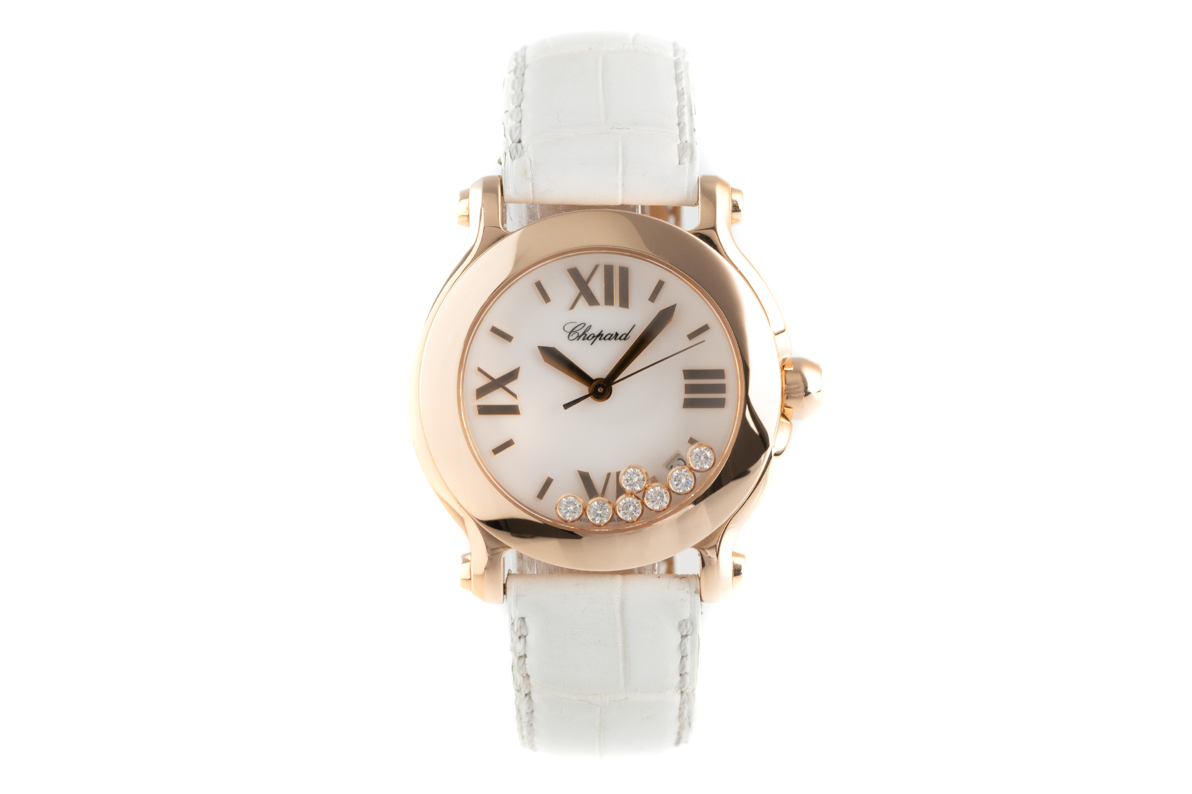 Chopard Happy Sport 18 ct red gold quartz Kal. 955 Ref. 4183