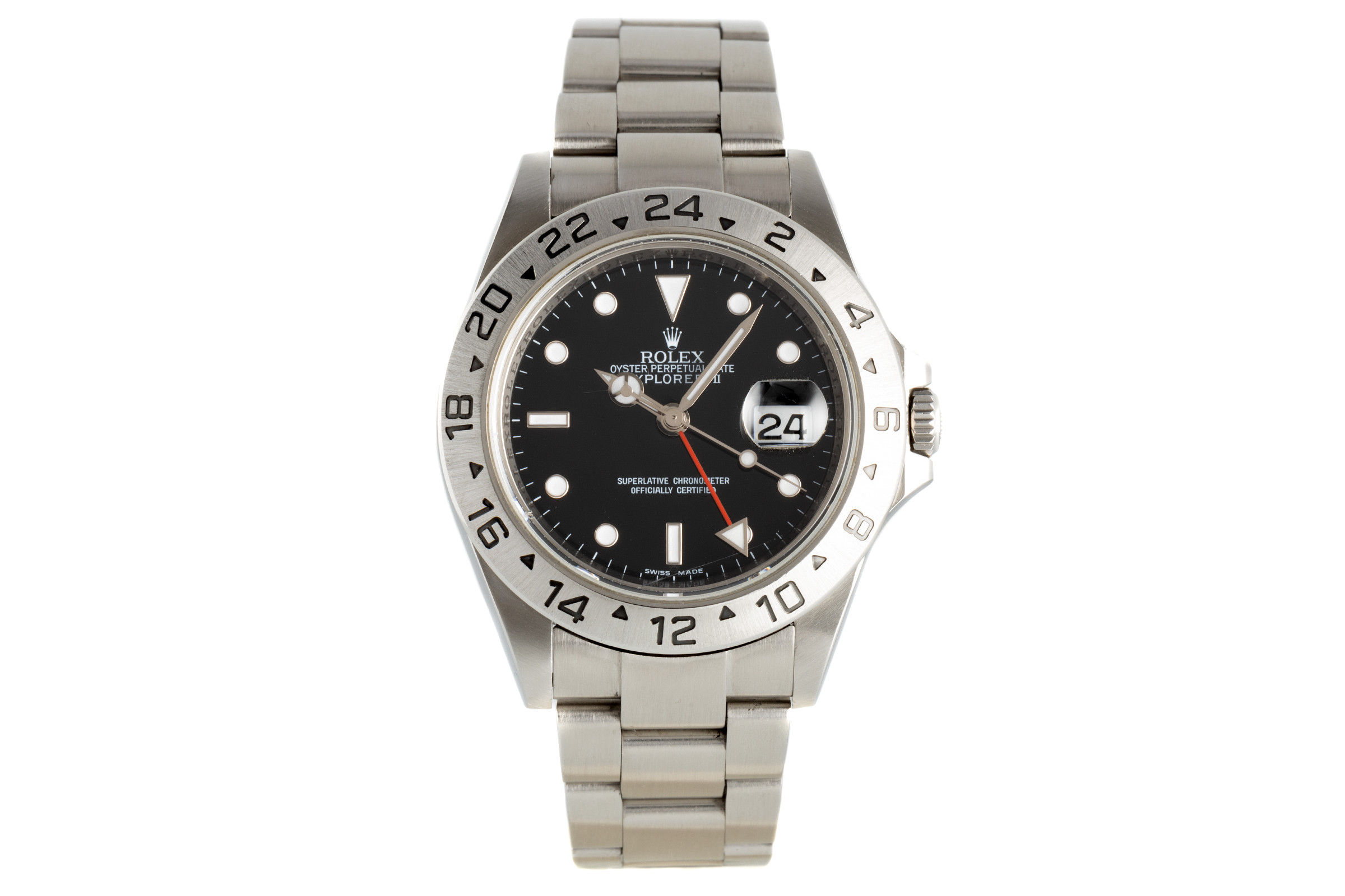 Rolex Explorer II steel automatic Kal. 3186 Ref. 16570