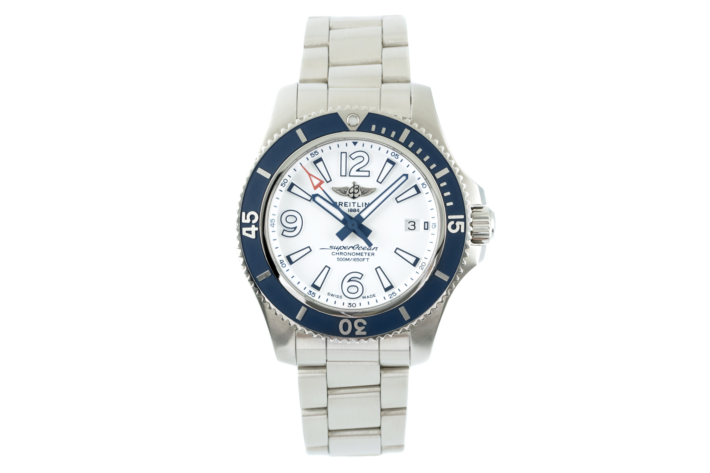 Breitling Superocean steel automatic Kal. B17 Ref. A17366
