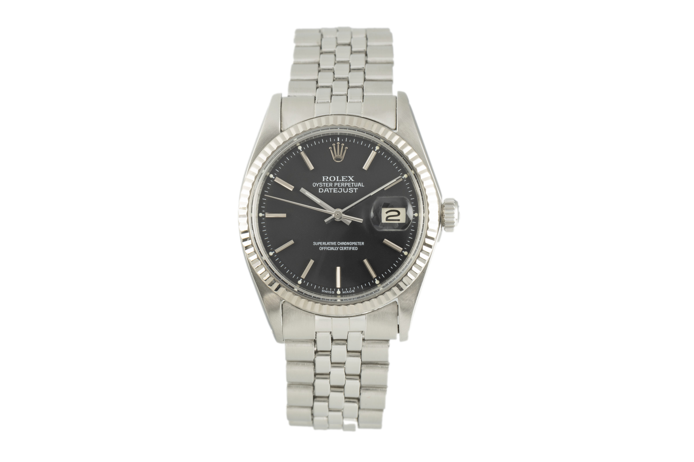 Rolex Datejust steel / white gold automatic Kal. 1560 Ref. 1601 VINTAGE