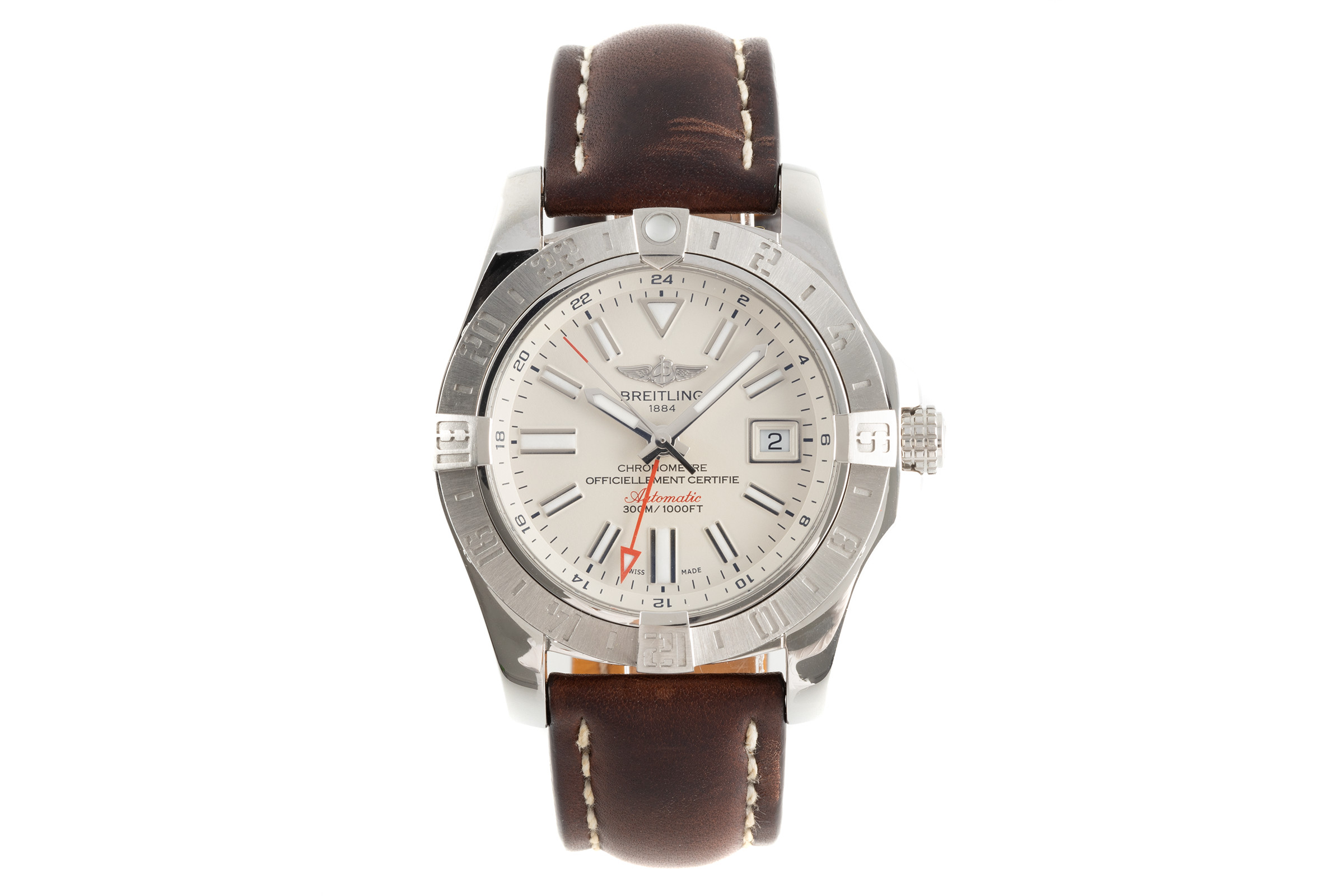 Breitling Avenger II GMT steel automatic Kal. B32 Ref. A3239011/G778