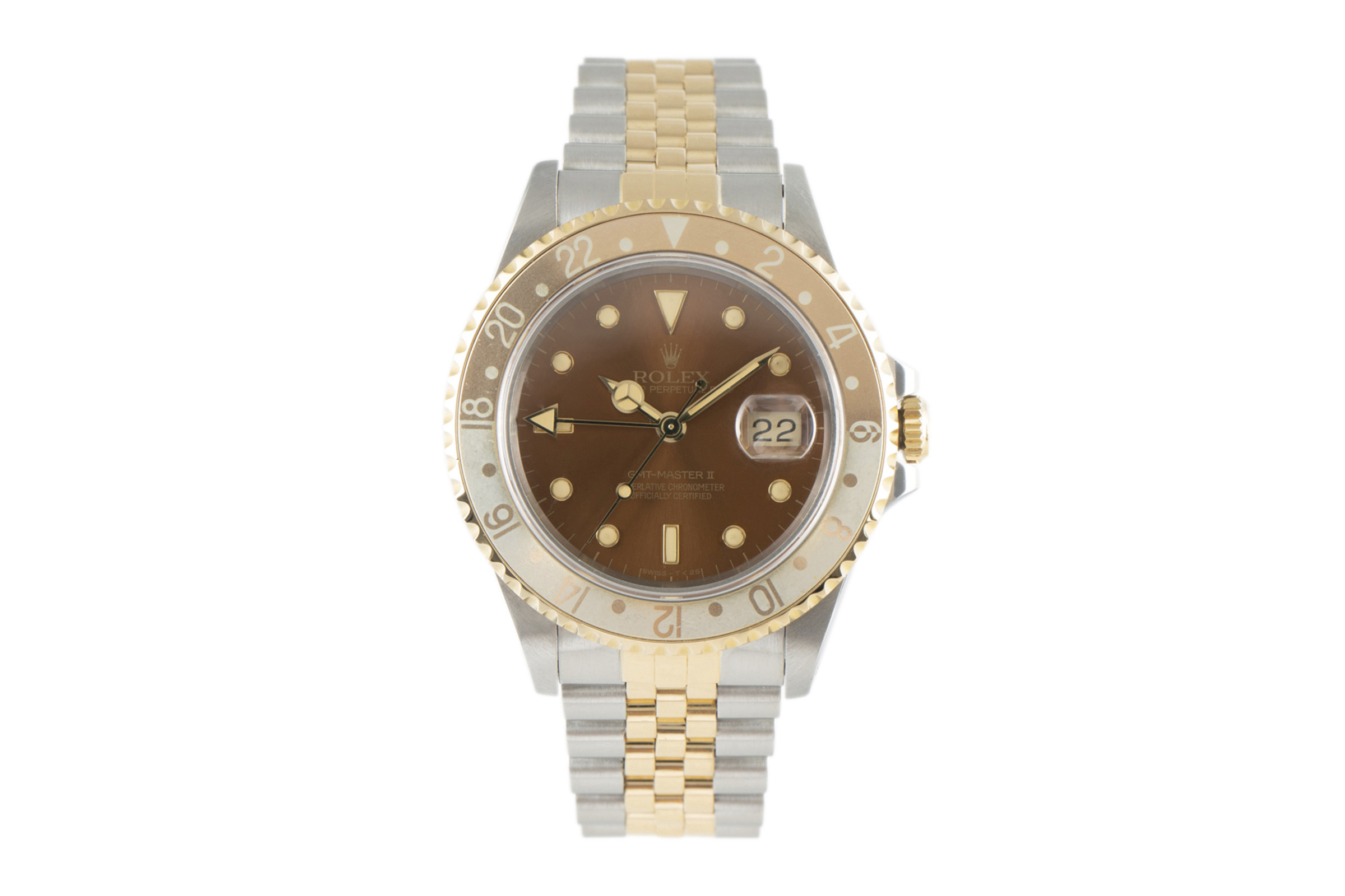 Rolex GMT Master II steel / gold automatic Kal. 3185 Ref. 16713