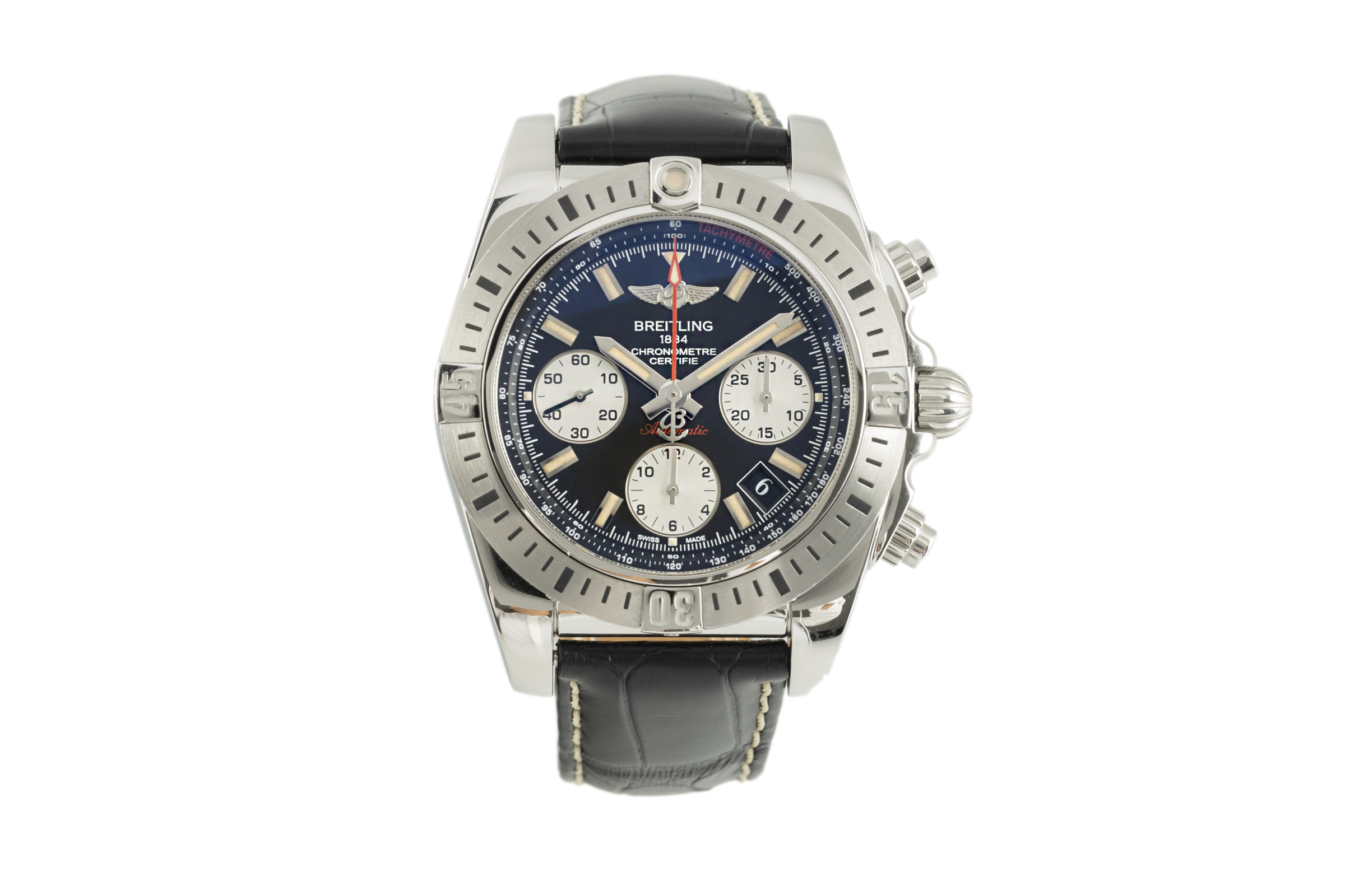 Breitling Chronomat chronograph steel automatic Kal. B01 Ref. AB0144