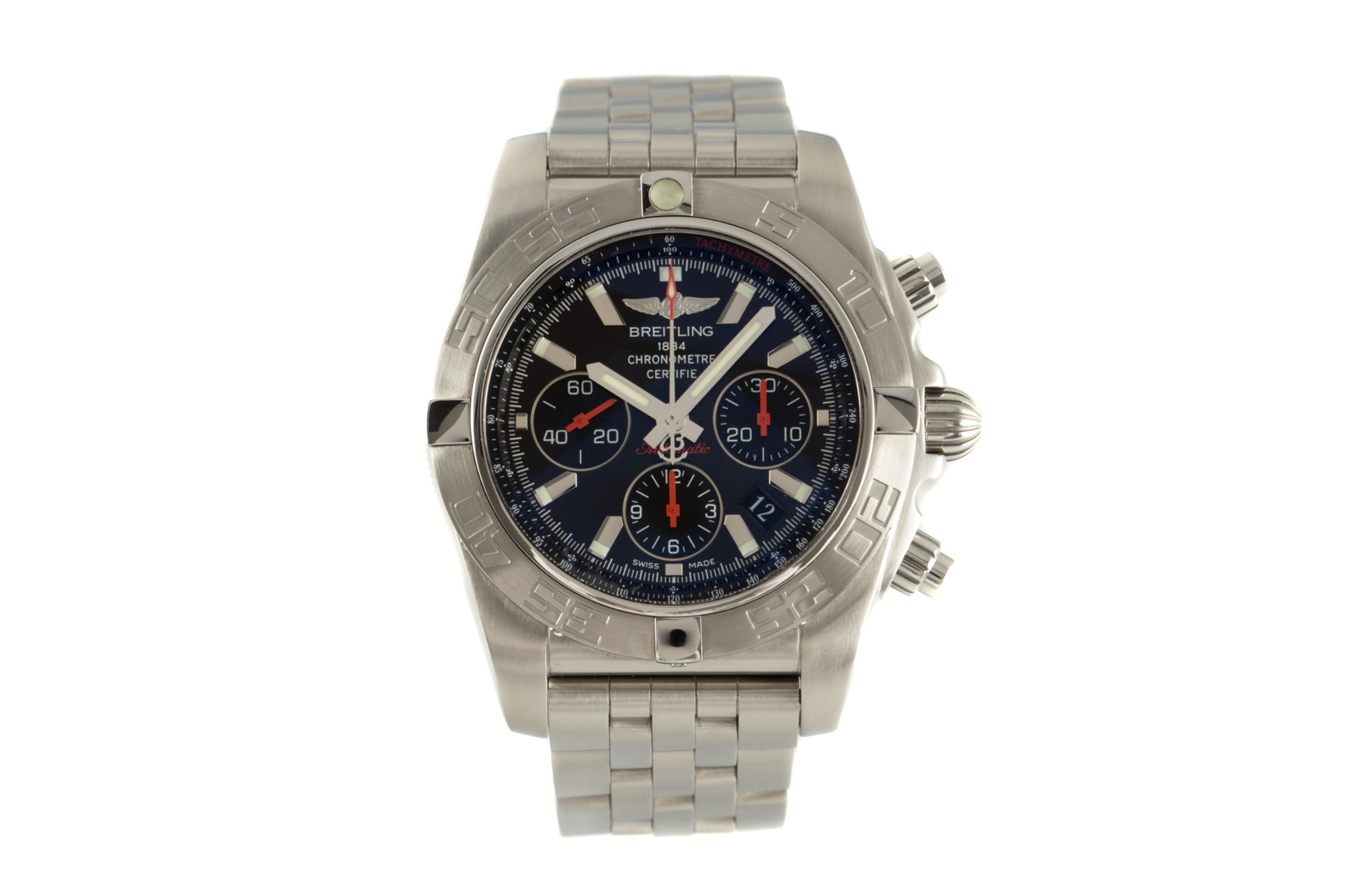 Breitling Chronomat 44 chronograph steel automatic Kal. B01 Ref. AB0111