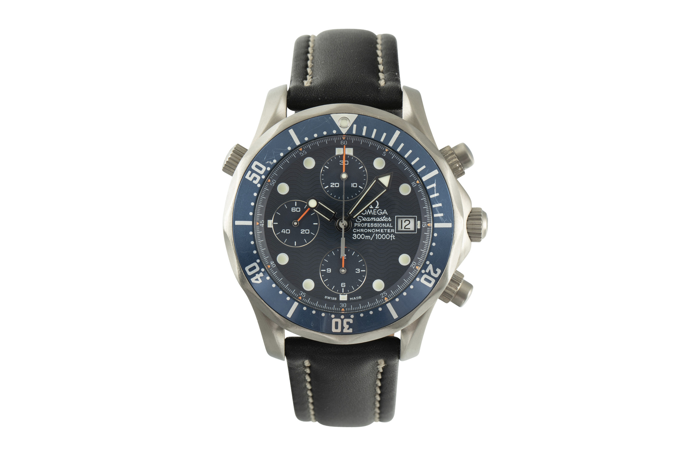 Omega Seamaster chronograph titanium automatic Kal. 1164 Ref. 2298.80.00