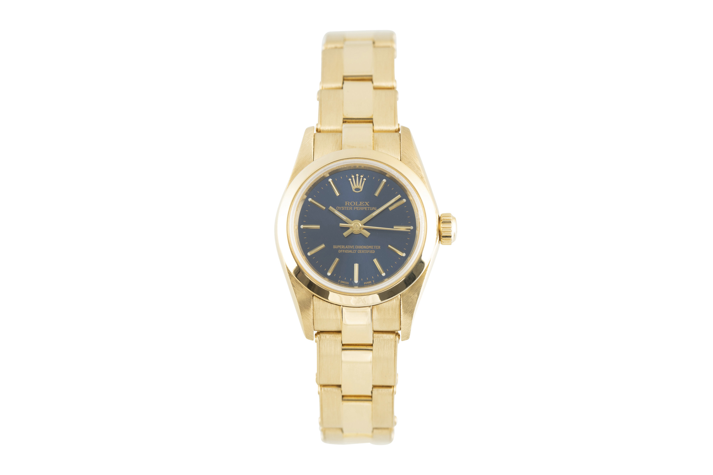 Rolex Oyster Perpetual 18 ct gold automatic Kal. 2230 Ref. 76188