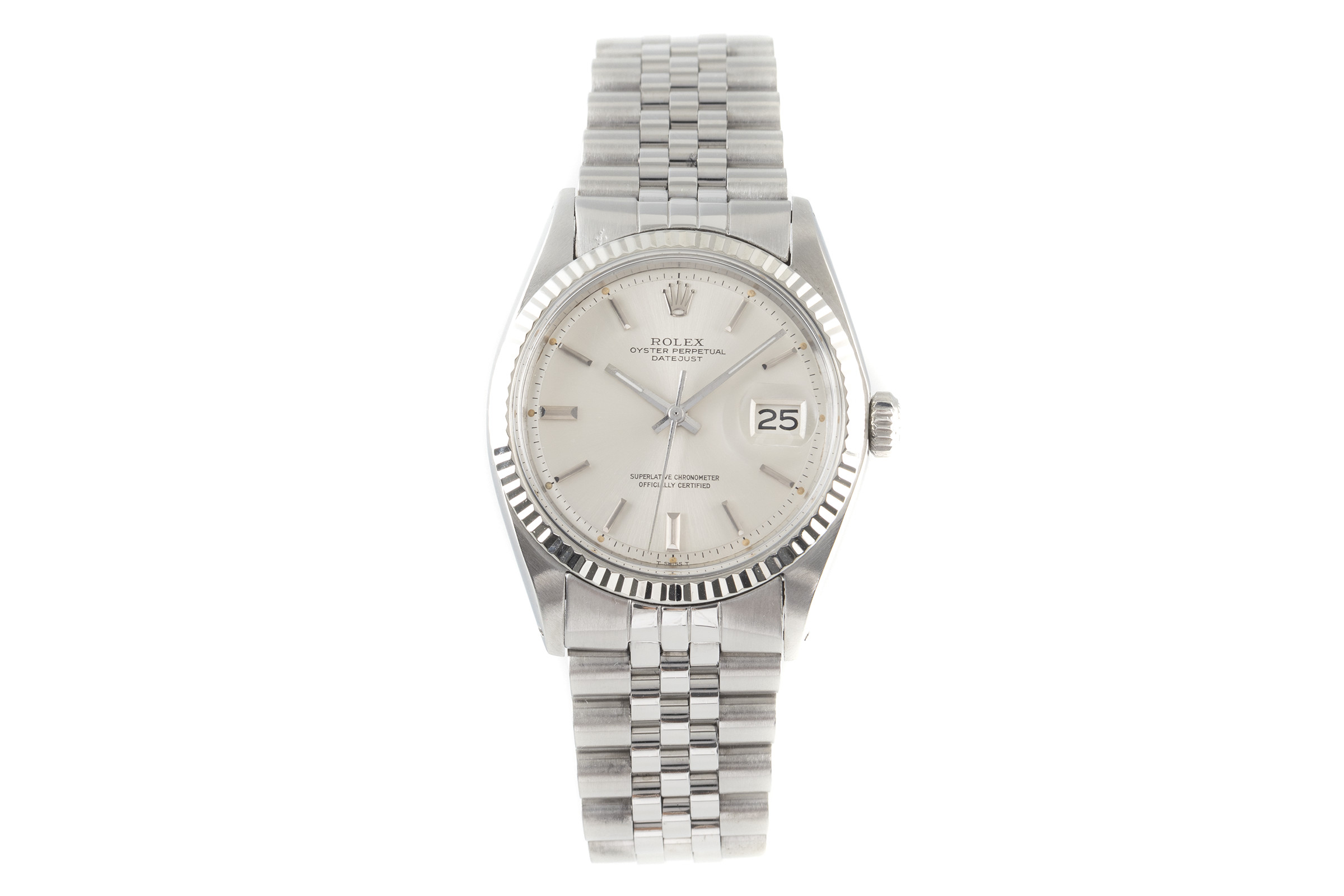 Rolex Datejust steel / white gold automatic Kal. 1570 Ref. 1601 VINTAGE