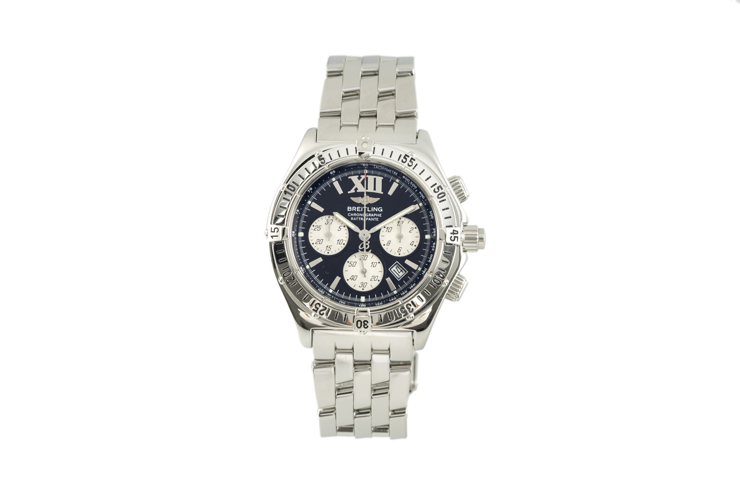 Breitling Windrider chronograph steel quartz Kal. B69 Ref. A69048