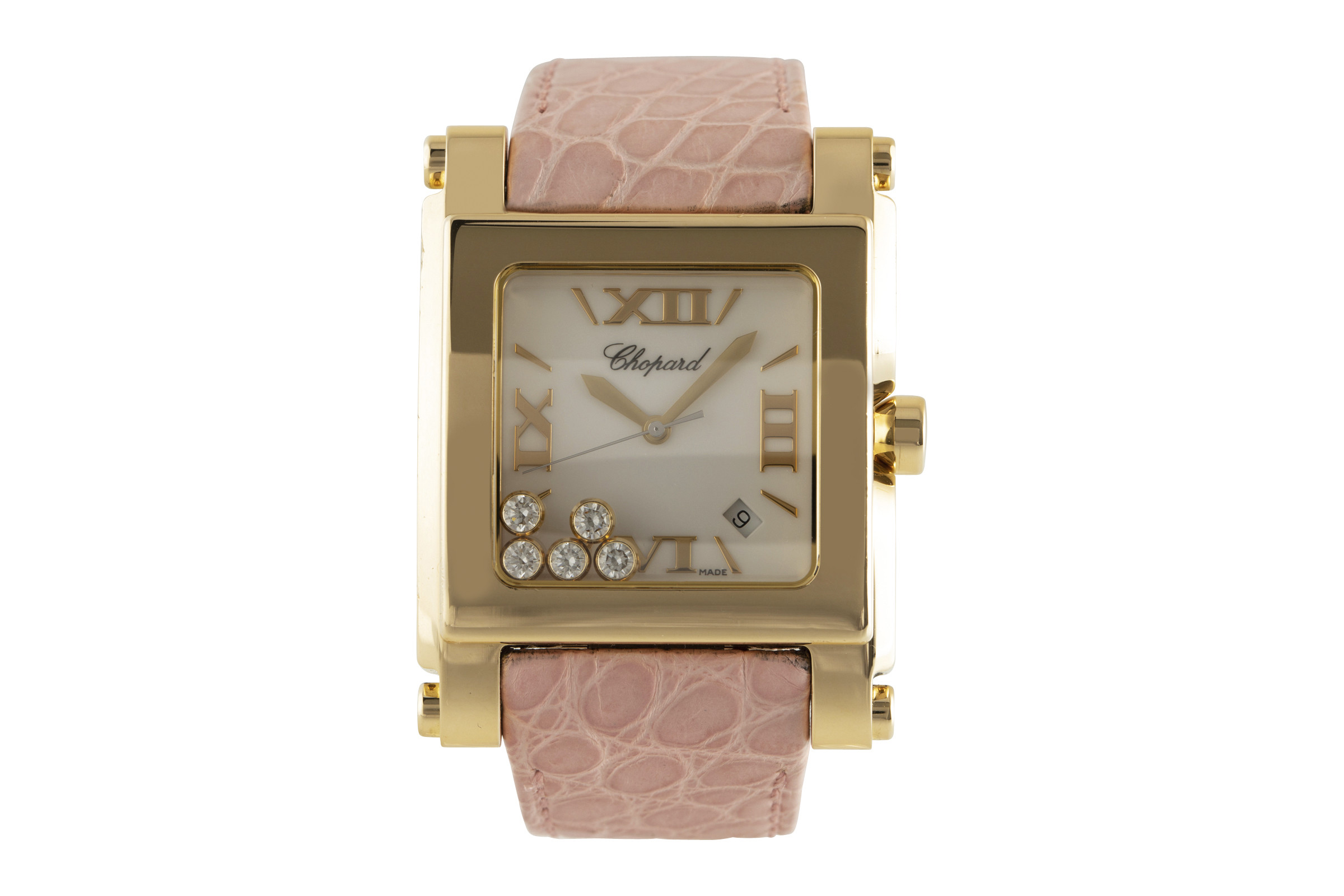 Chopard Happy Sport 18 ct gold quartz Kal. ETA 955.412 Ref. 28/3570