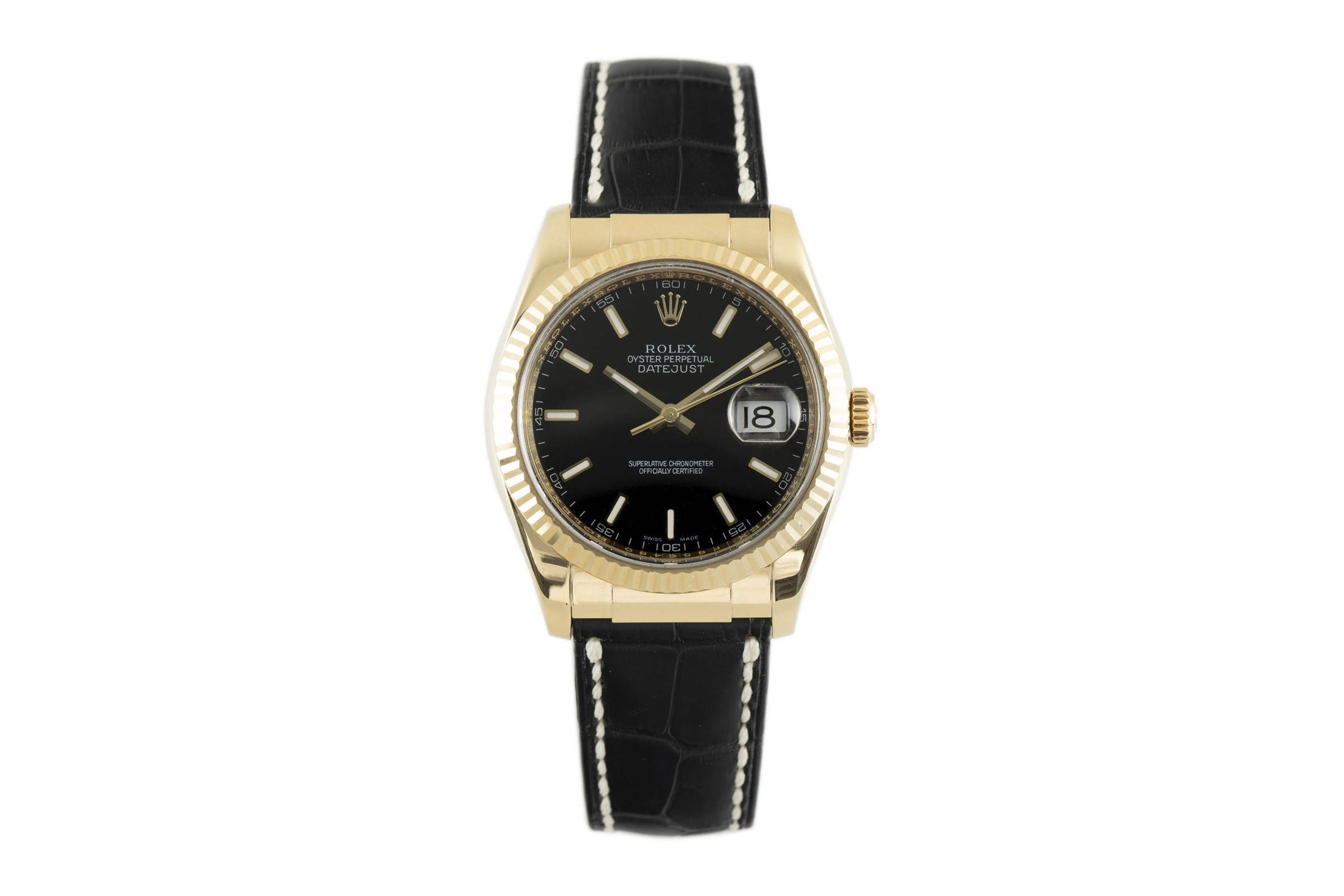 Rolex Datejust 18 ct gold automatic Kal. 3135 Ref. 116138