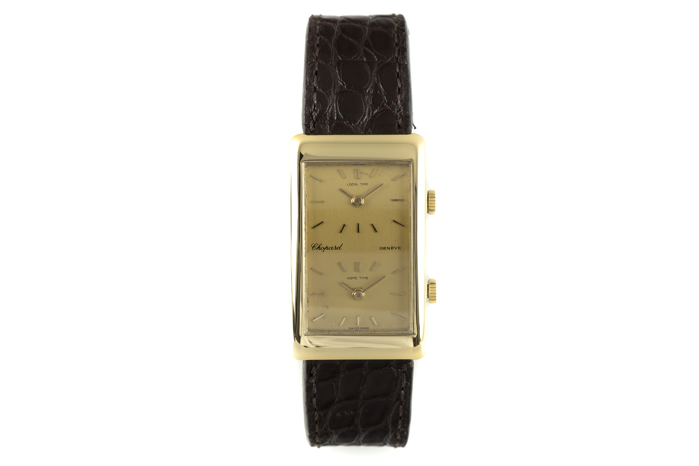 Chopard Dual Time 18 ct gold manual winding Kal. 2442 Ref. 2087
