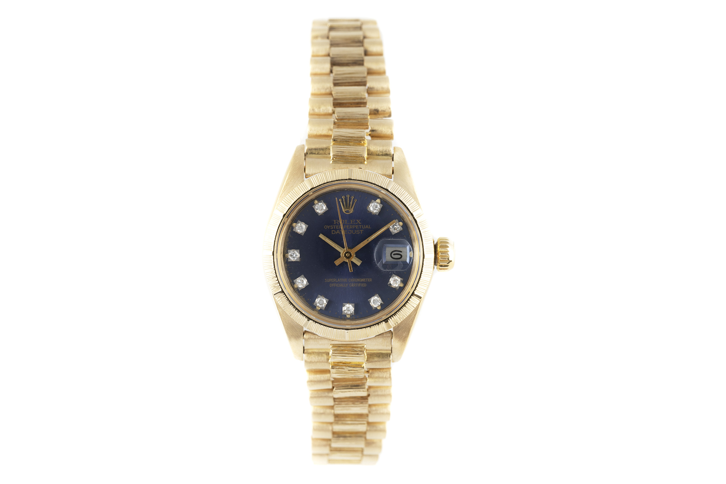 Rolex Lady Datejust 18 ct gold automatic Kal. 2030 Ref. 6927