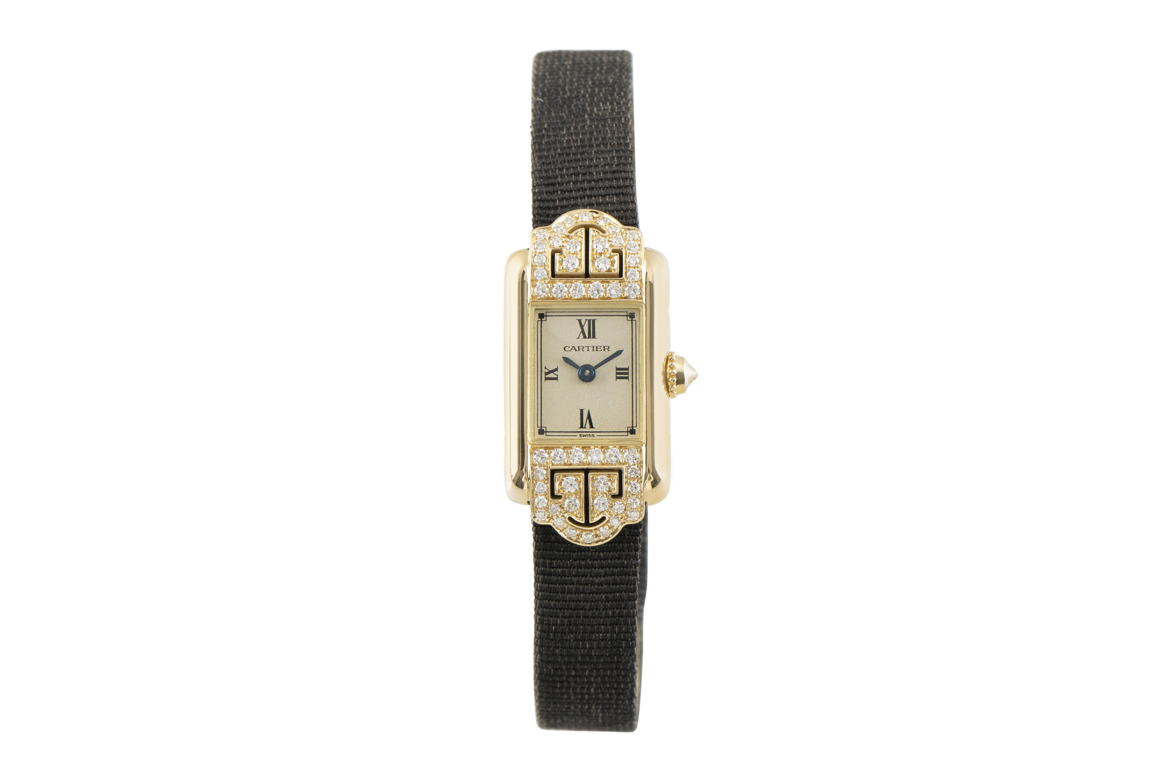 Cartier Mini Tank 18 ct gold quartz Kal. 28 Ref. 1361
