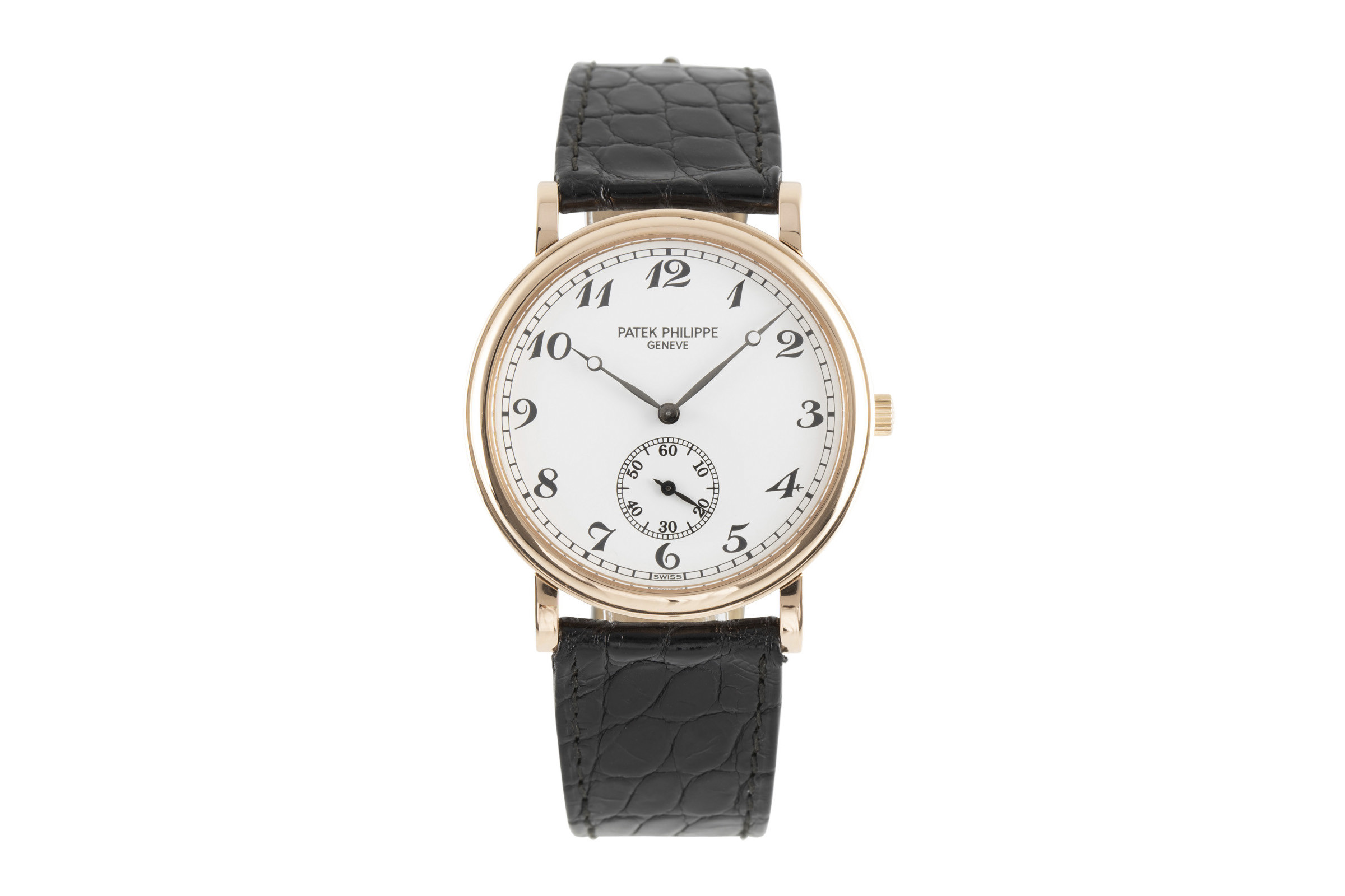 Patek Philippe Calatrava 18 ct red gold manual winding Kal. 215 Ref. 5022