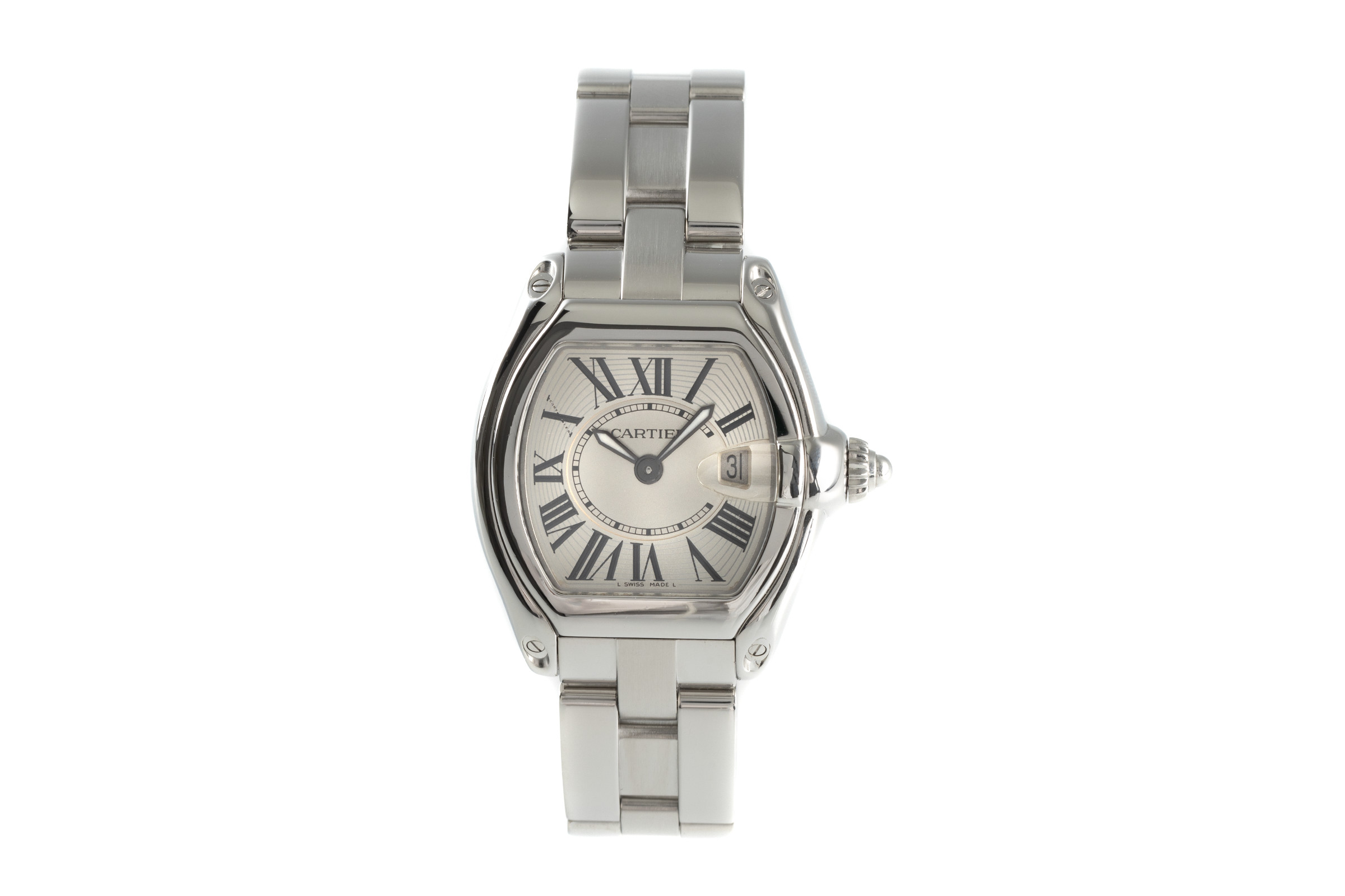 Cartier Roadster steel quartz Kal. 688 Ref. 2675