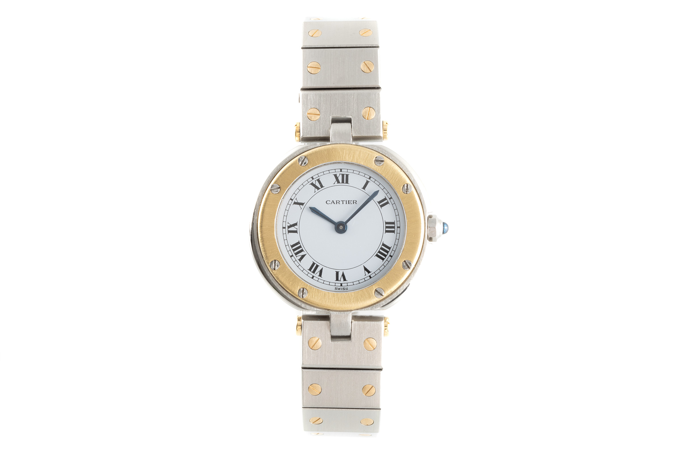 Cartier Santos Ronde steel / gold quartz Kal. 81 Ref. 8191