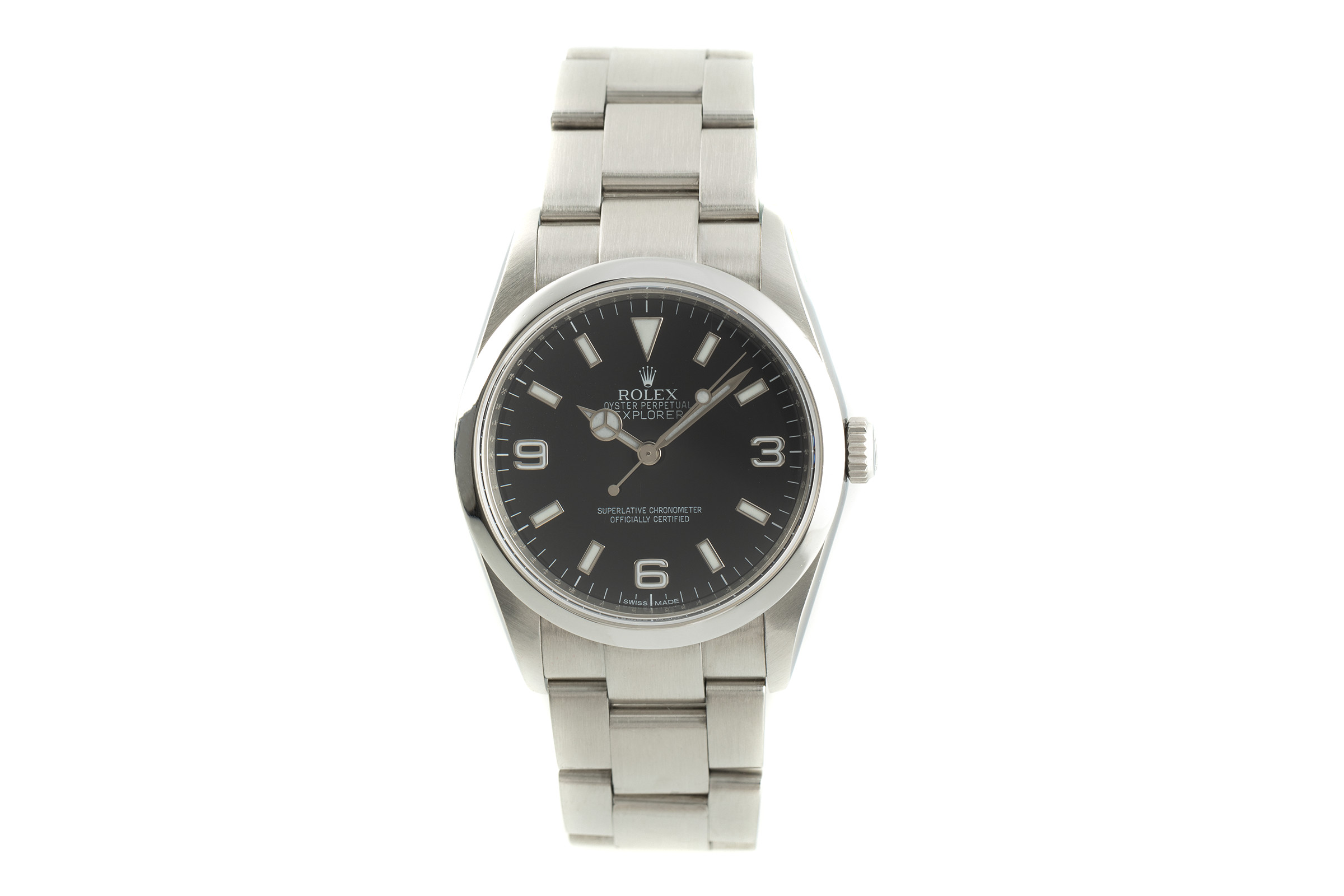 Rolex Explorer steel automatic Kal. 3130 Ref. 114270