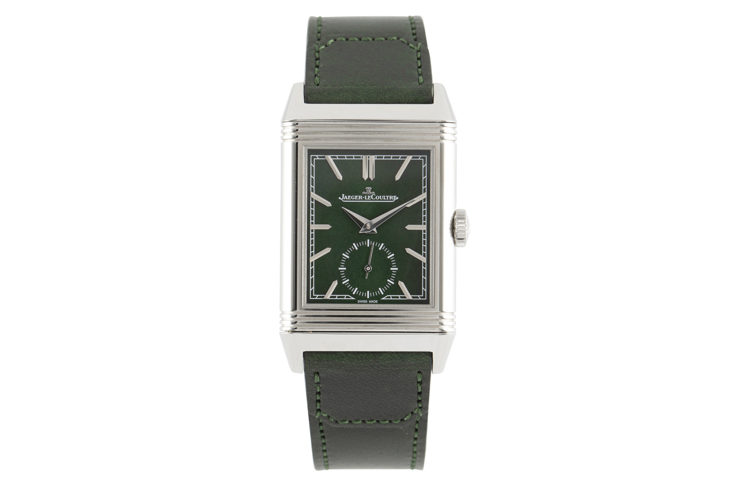Jaeger-LeCoultre Reverso steel manual winding Ref. Q3978430, 214.8.62