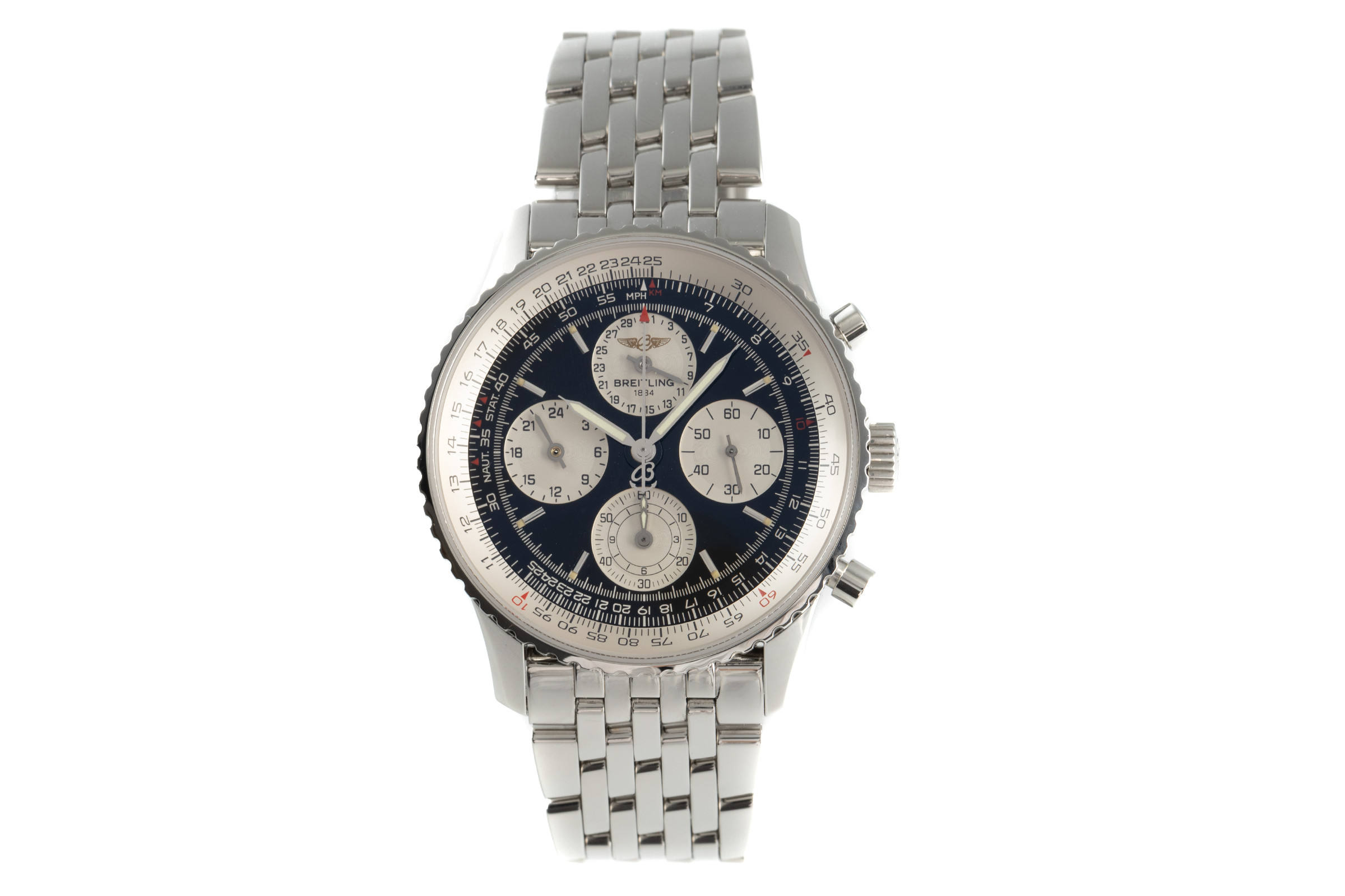 Breitling Navitimer chronograph steel automatic Kal. B39 Ref. A39022