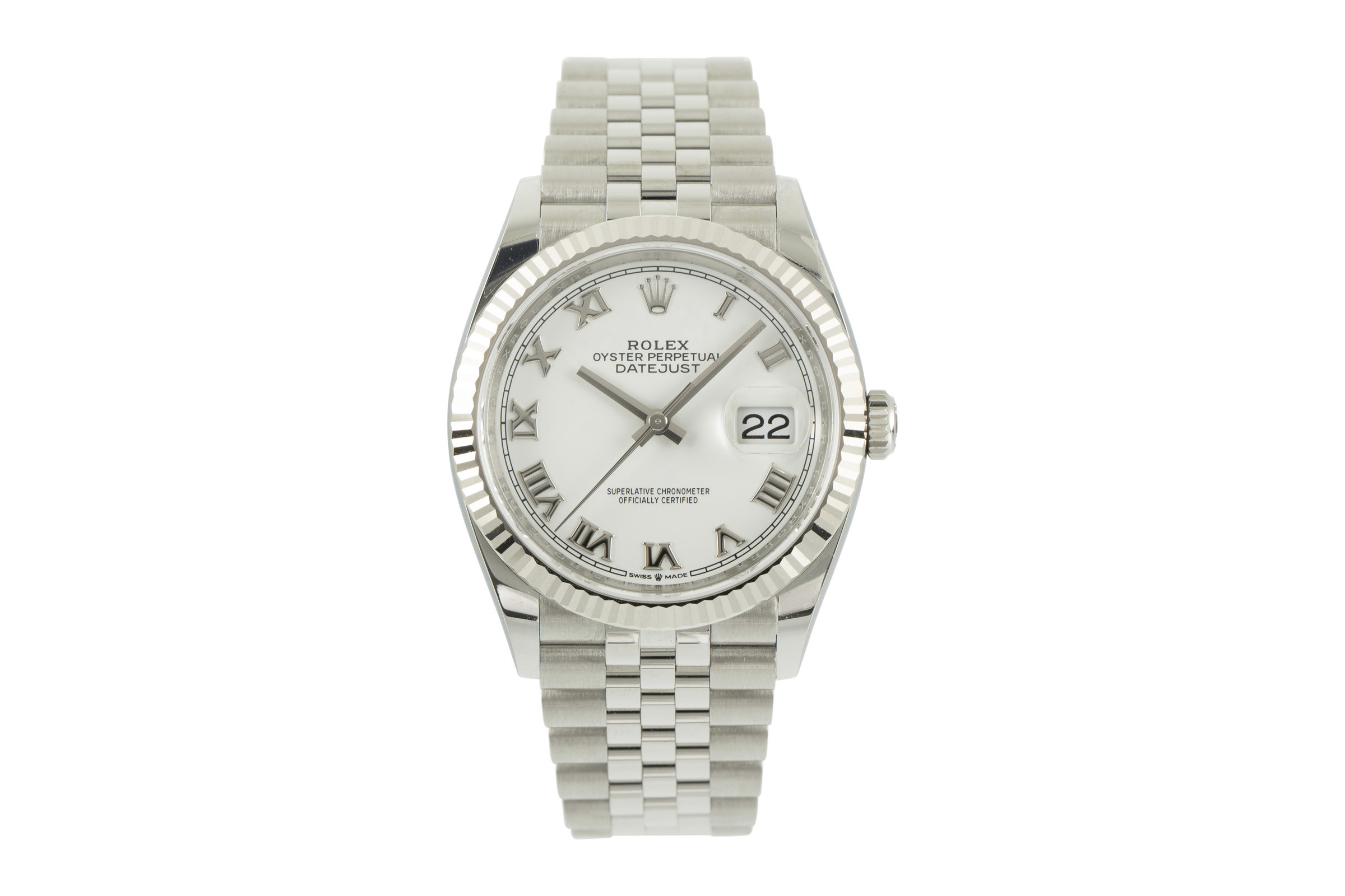 Rolex Datejust steel / white gold automatic Kal. 3235 Ref. 126234