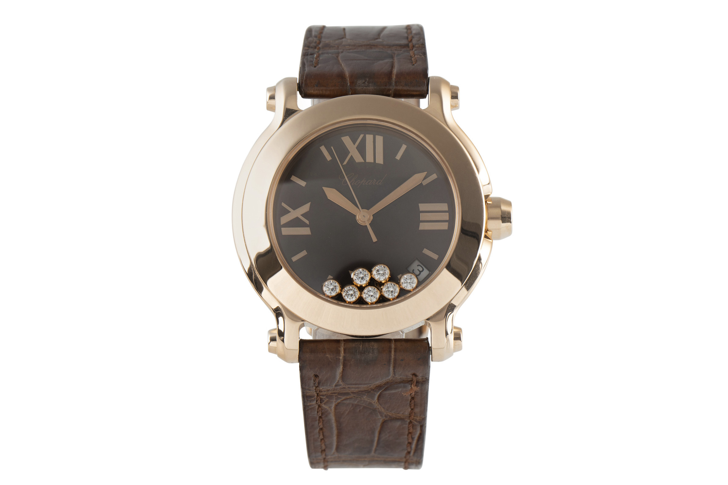 Chopard Happy Sport 18 ct red gold quartz Ref. 4183