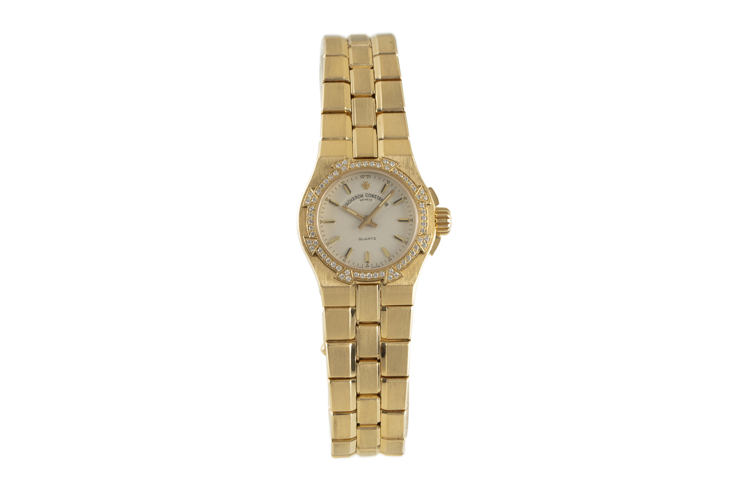 Vacheron & Constantin Overseas 18 ct gold quartz Kal. 1016 Ref. 12050