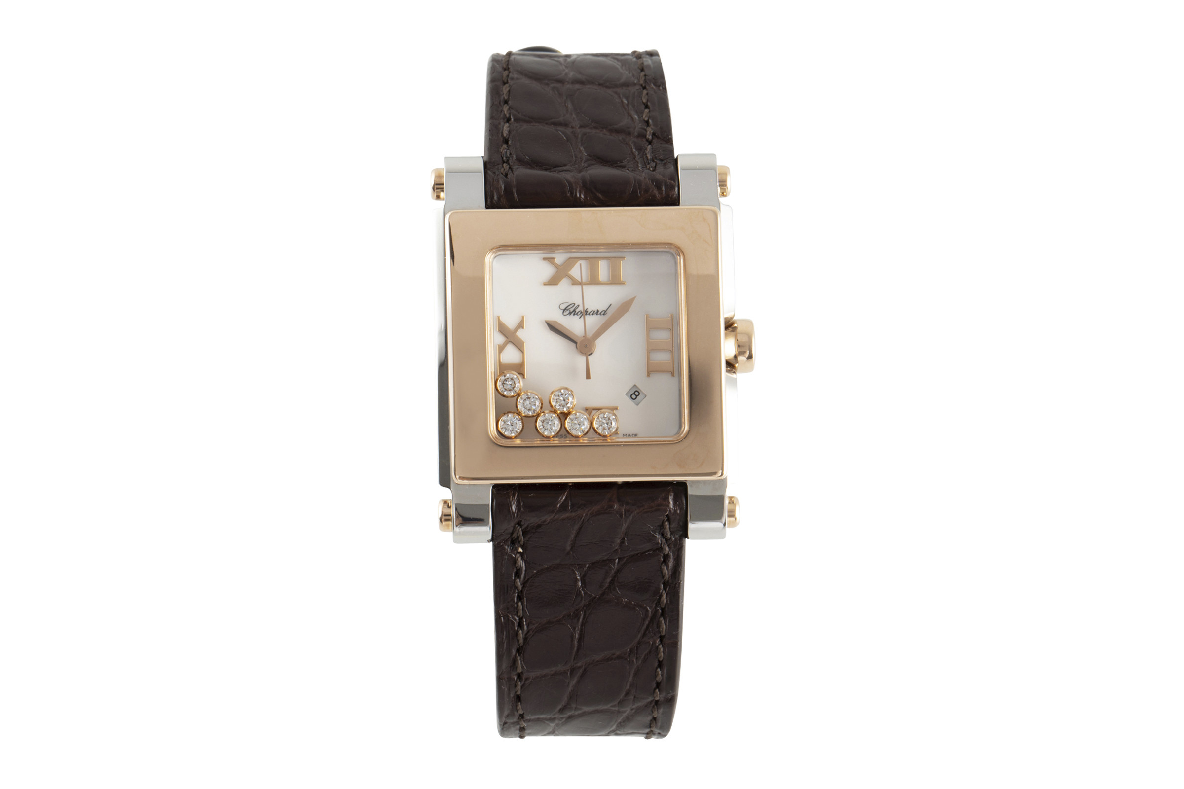 Chopard Happy Sport steel / gold quartz Ref. 278497-9001