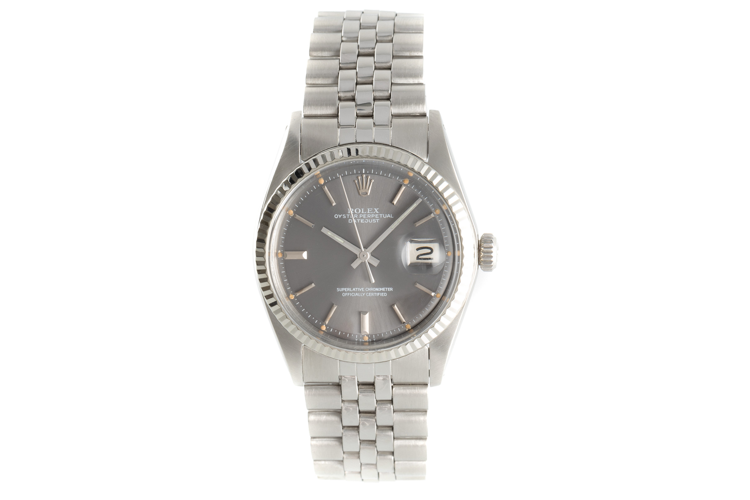 Rolex Datejust steel / white gold automatic Kal. 1570 Ref. 1601 VINTAGE