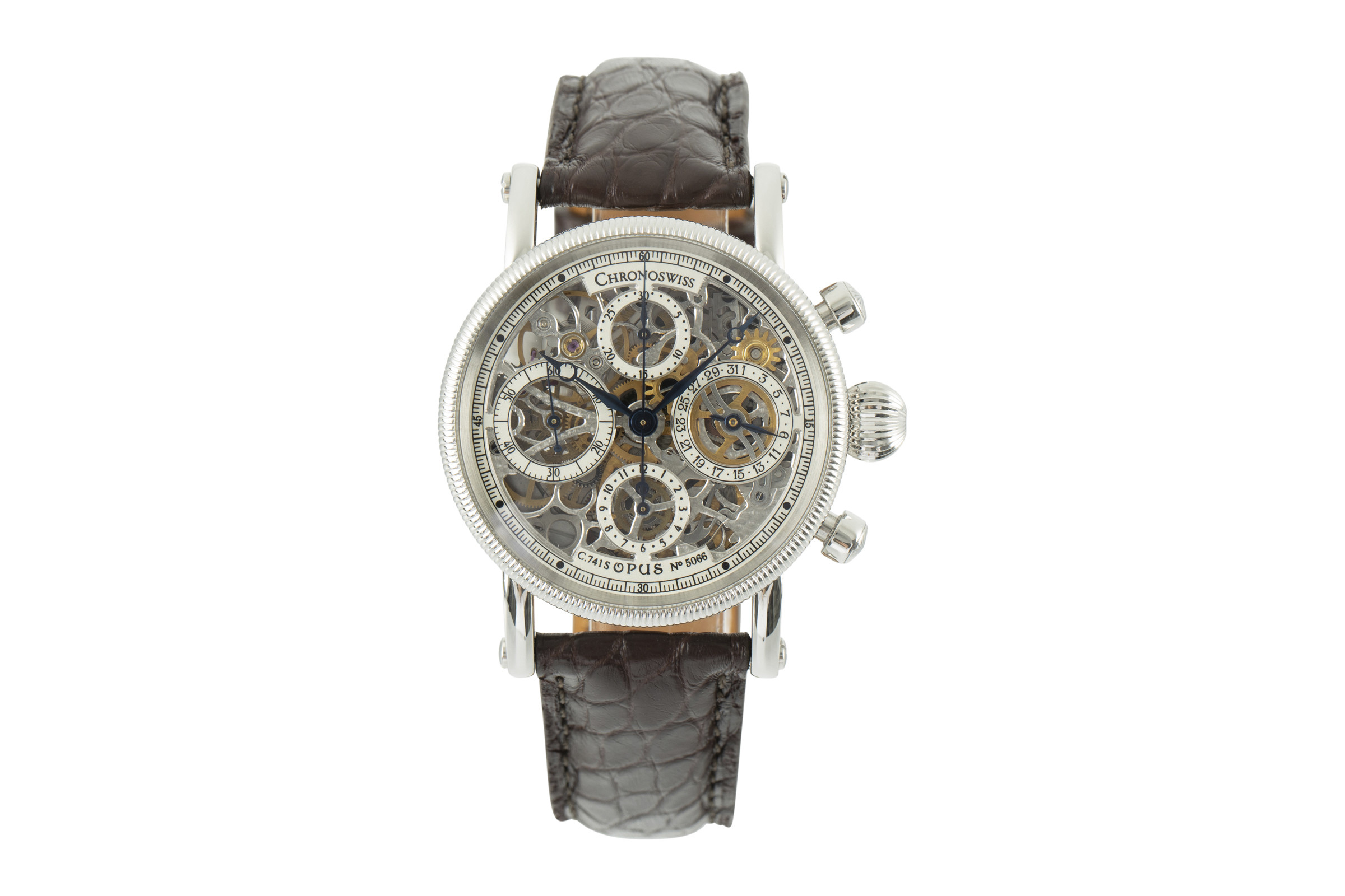 Chronoswiss Opus chronograph steel automatic Kal. C.741S Ref. CH7523