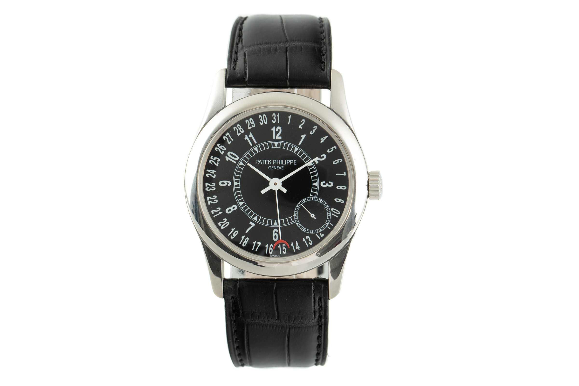 Patek Philippe Calatrava 18 ct white gold automatic Kal. 240/166 Ref. 6000