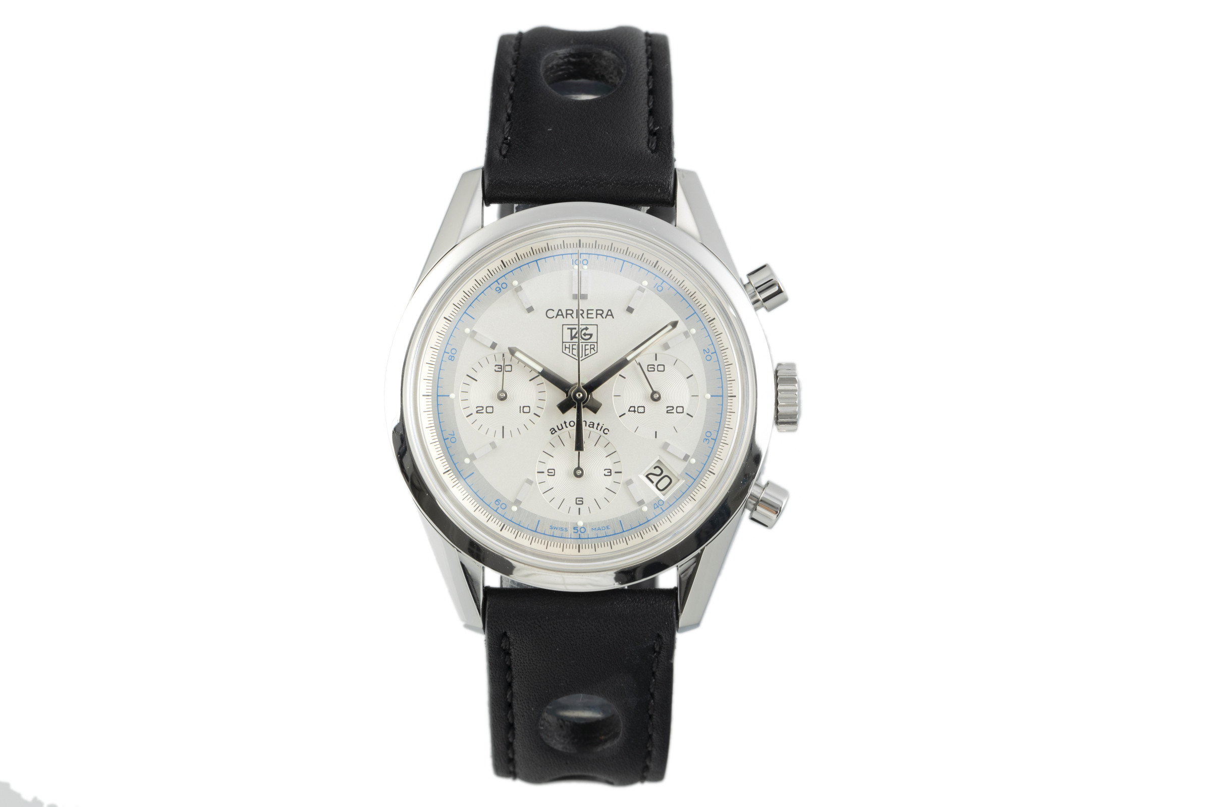 Tag Heuer Carrera chronograph steel automatic Kal. 17 Ref. CV2110-0