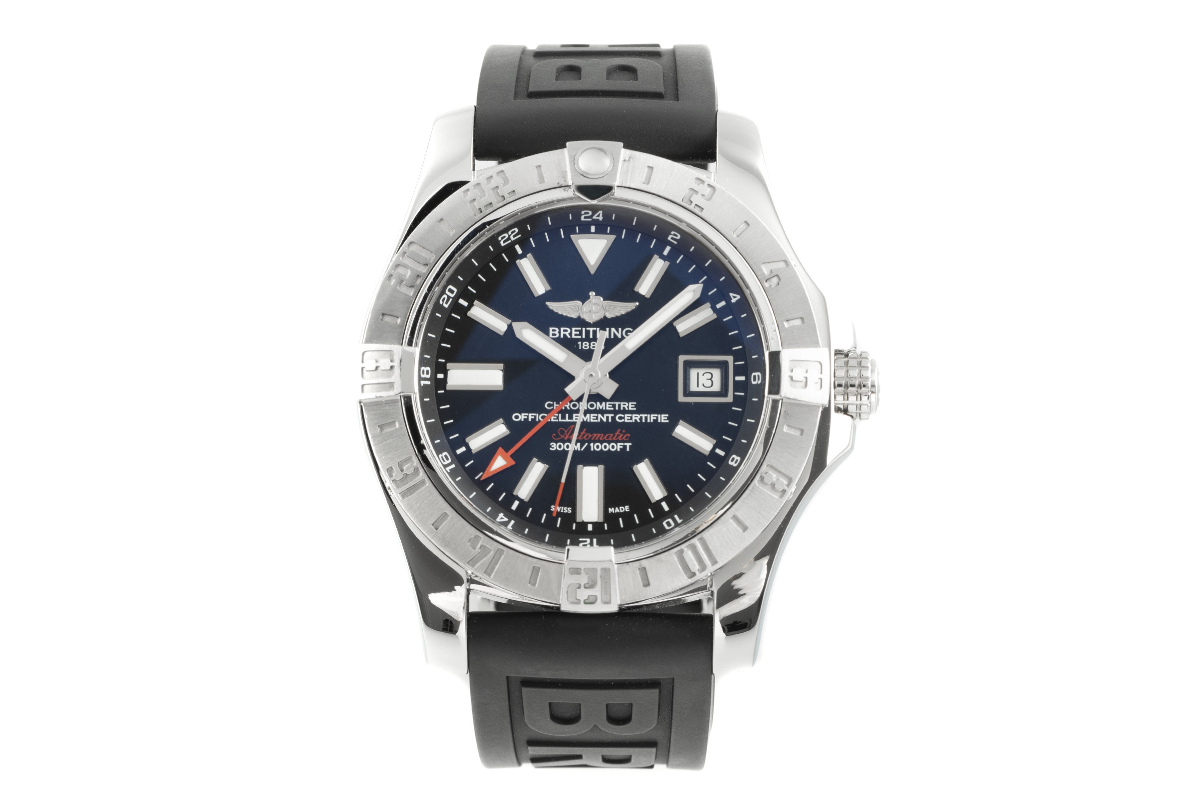 Breitling Avenger II GMT steel automatic Ref. A32390