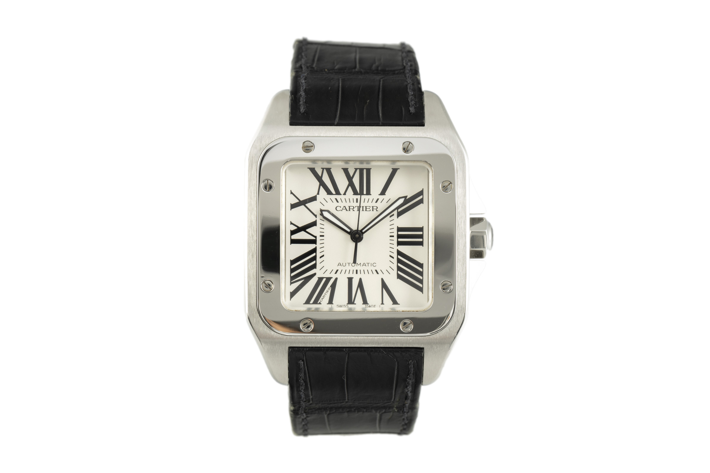 Cartier Santos 100 steel automatic Kal. 049 Ref. 2656