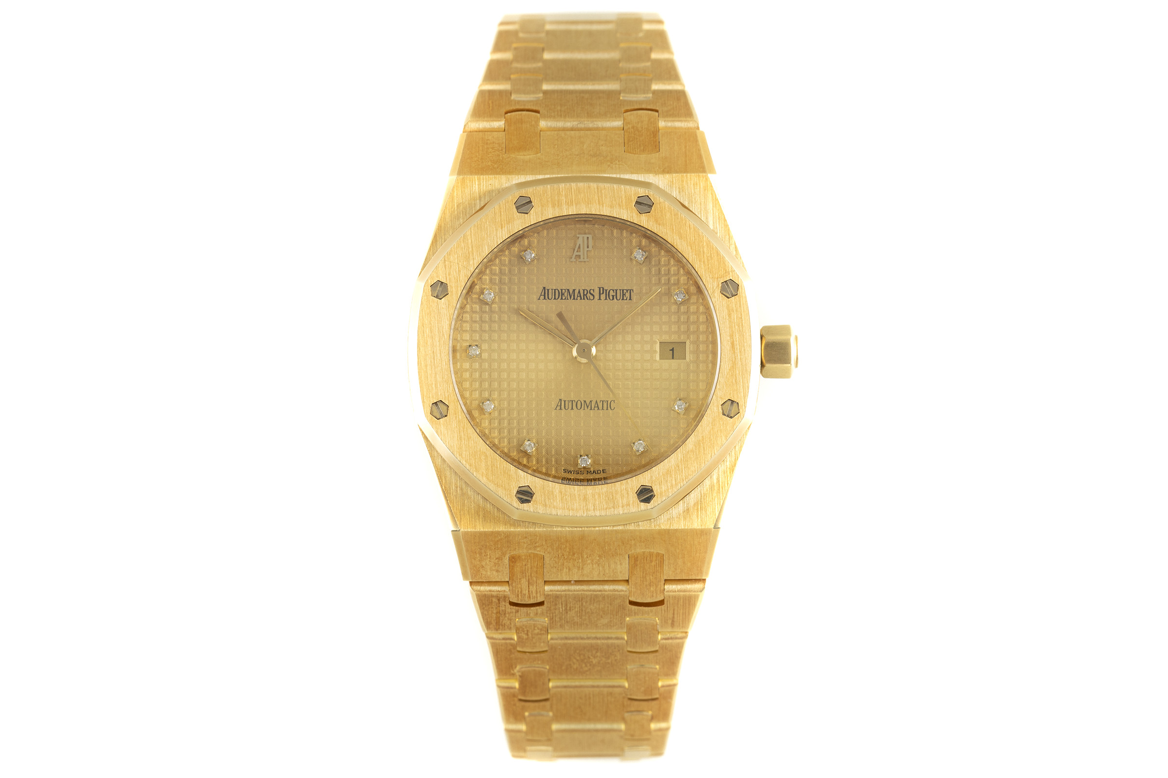 Audemars Piguet Royal Oak 18 ct gold automatic Kal. 2140 Ref. 15000BA.OO.789BA.05