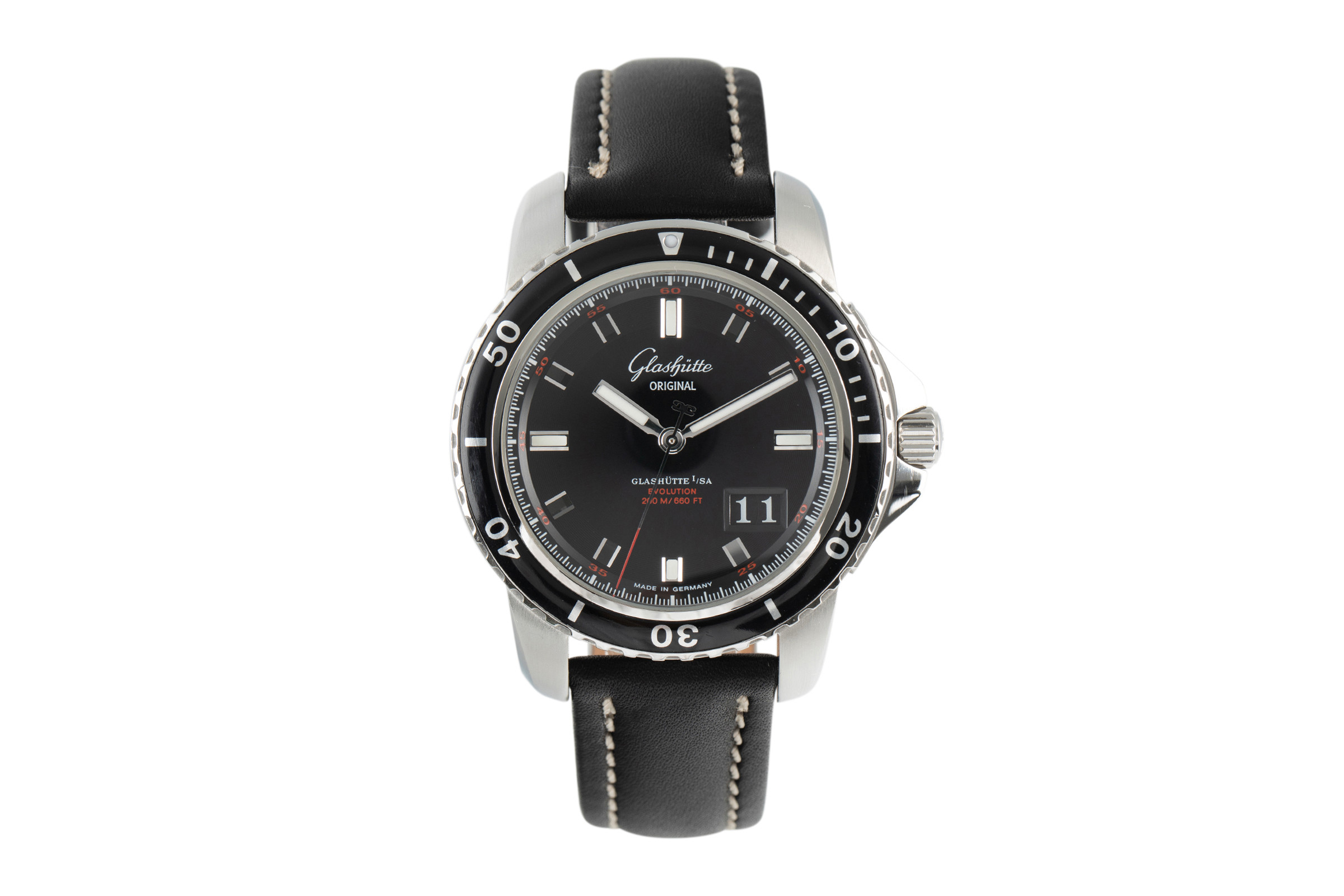 Glashutte Original Sport Evolution  steel automatic Kal. GUB 39 Ref. 39-42-43-03-04