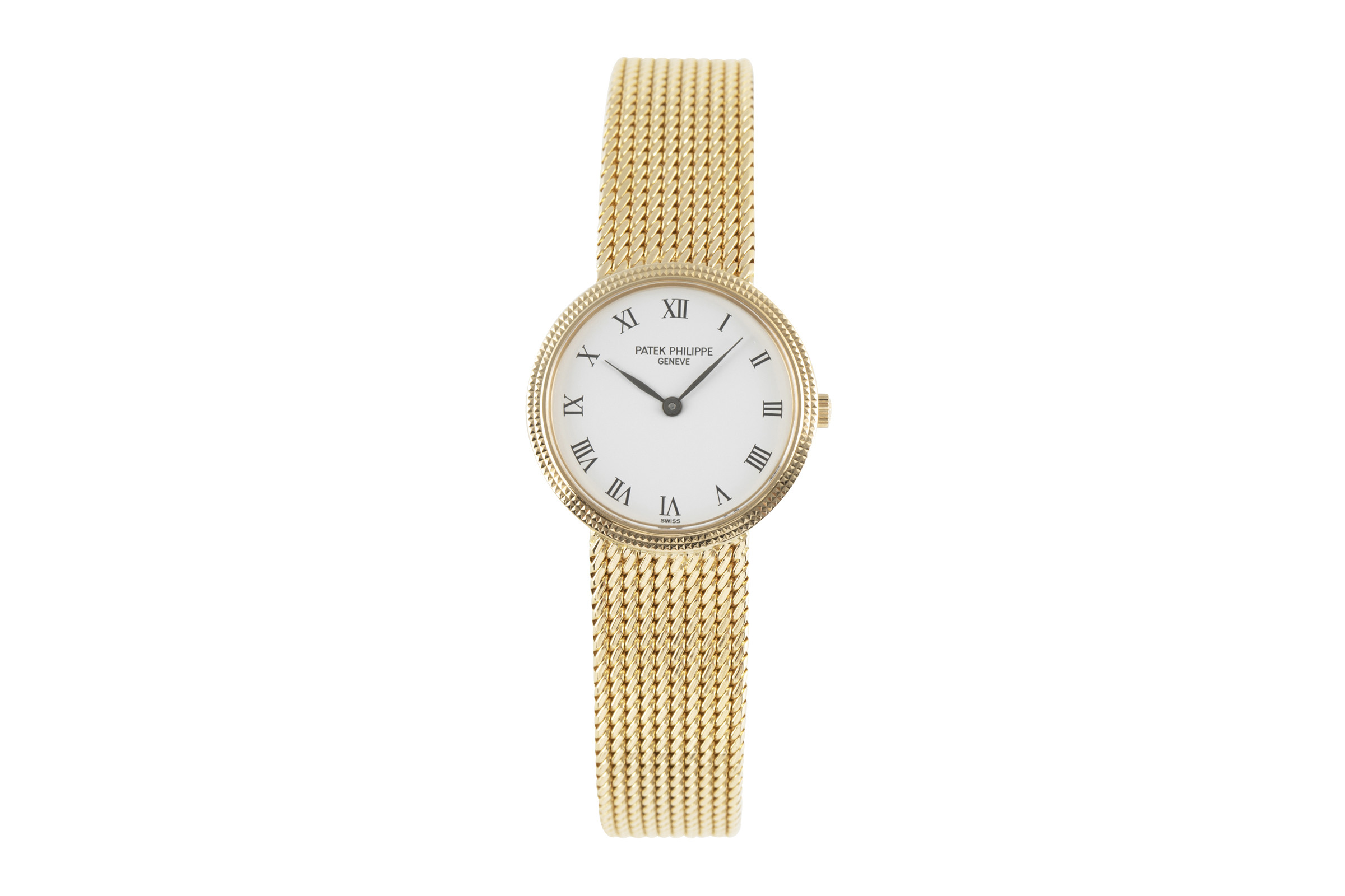 Patek Philippe Calatrava 18 ct gold quartz Kal. E15 Ref. 4819/5