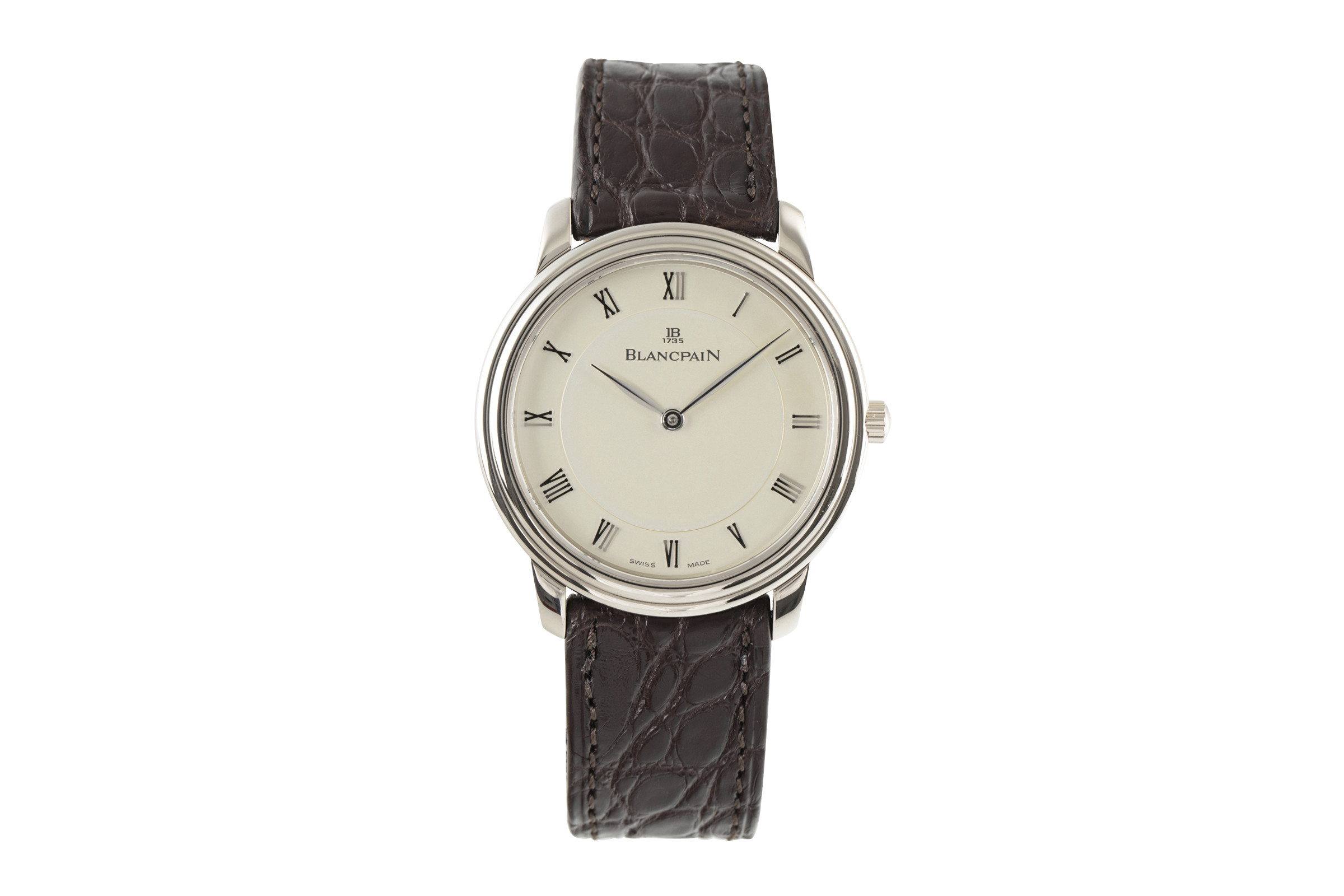 Blancpain Villeret 18 ct white gold manual winding Kal. 21
