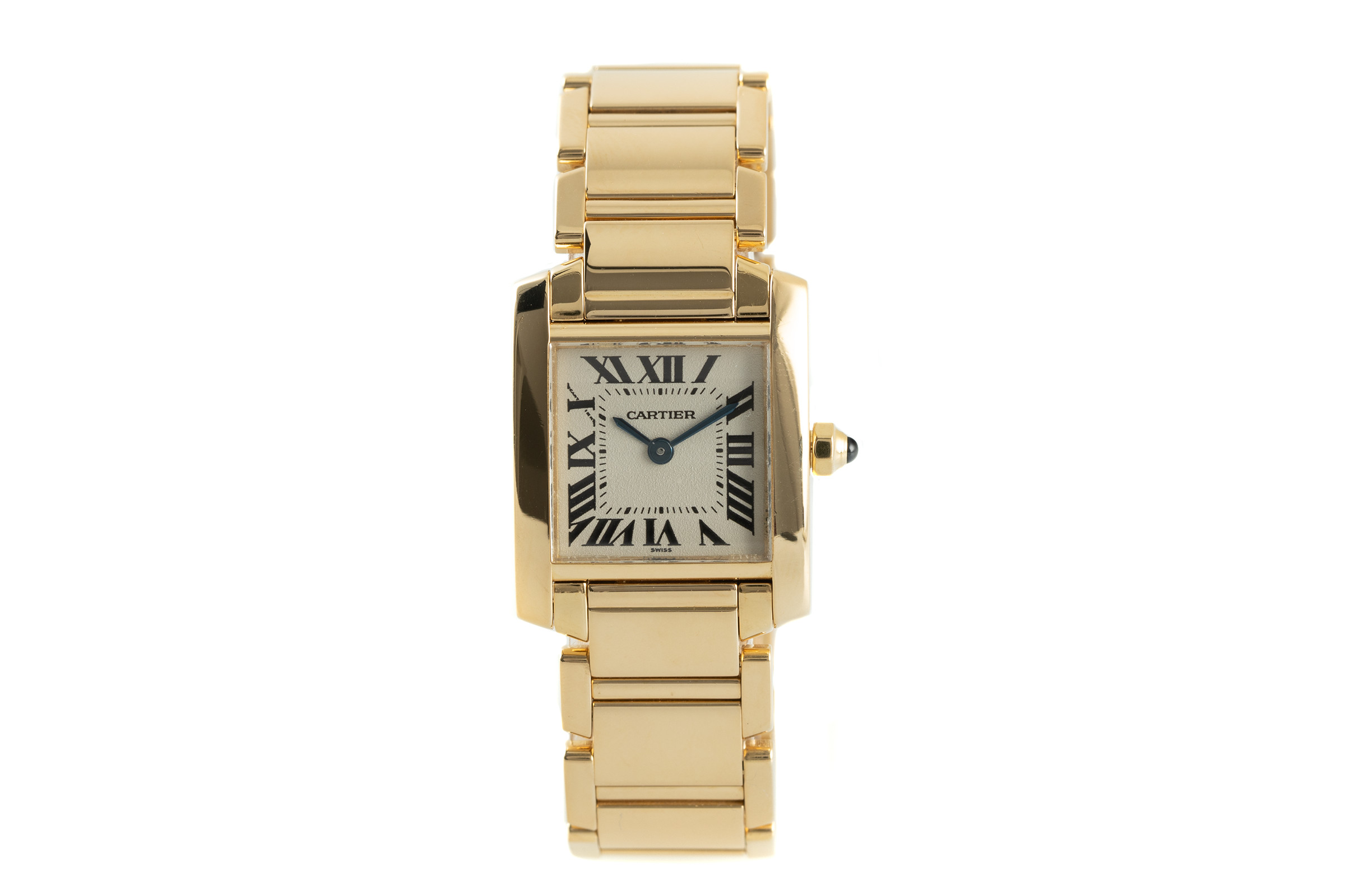 Cartier Tank Francaise 18 ct gold quartz Kal. 018B Ref. 1820